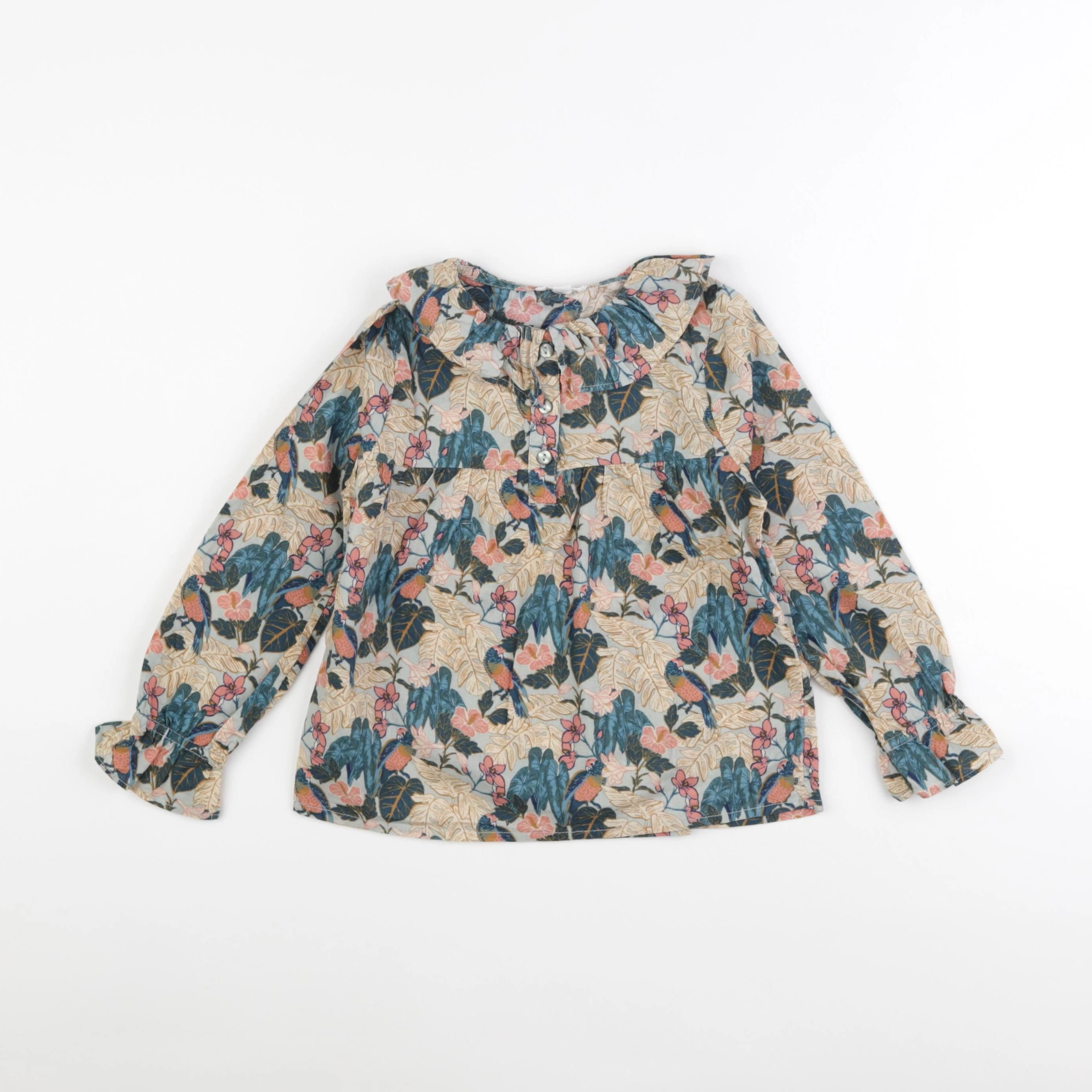Vertbaudet - chemise multicolore - 5 ans