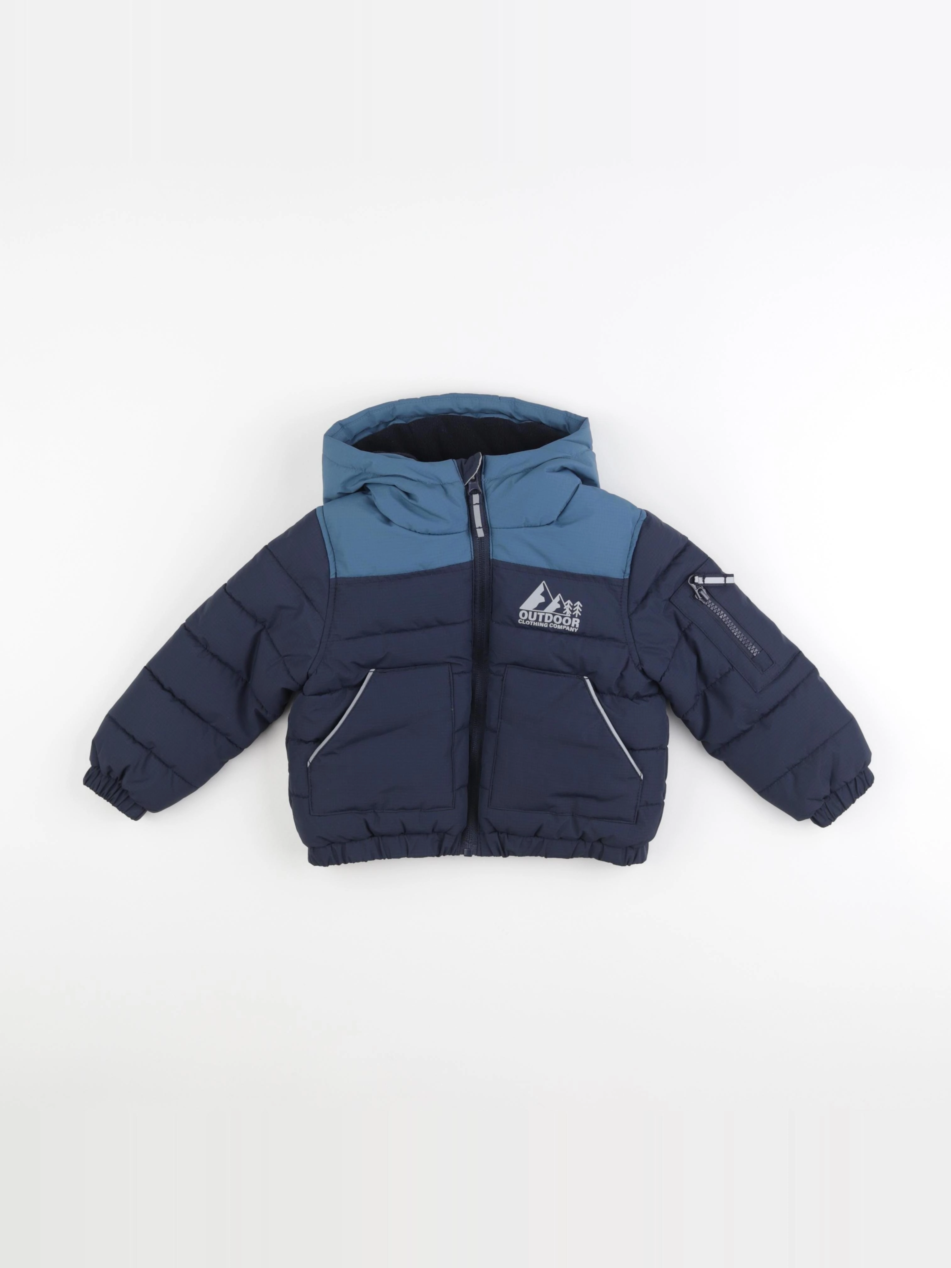 Vertbaudet - doudoune bleu - 2 ans