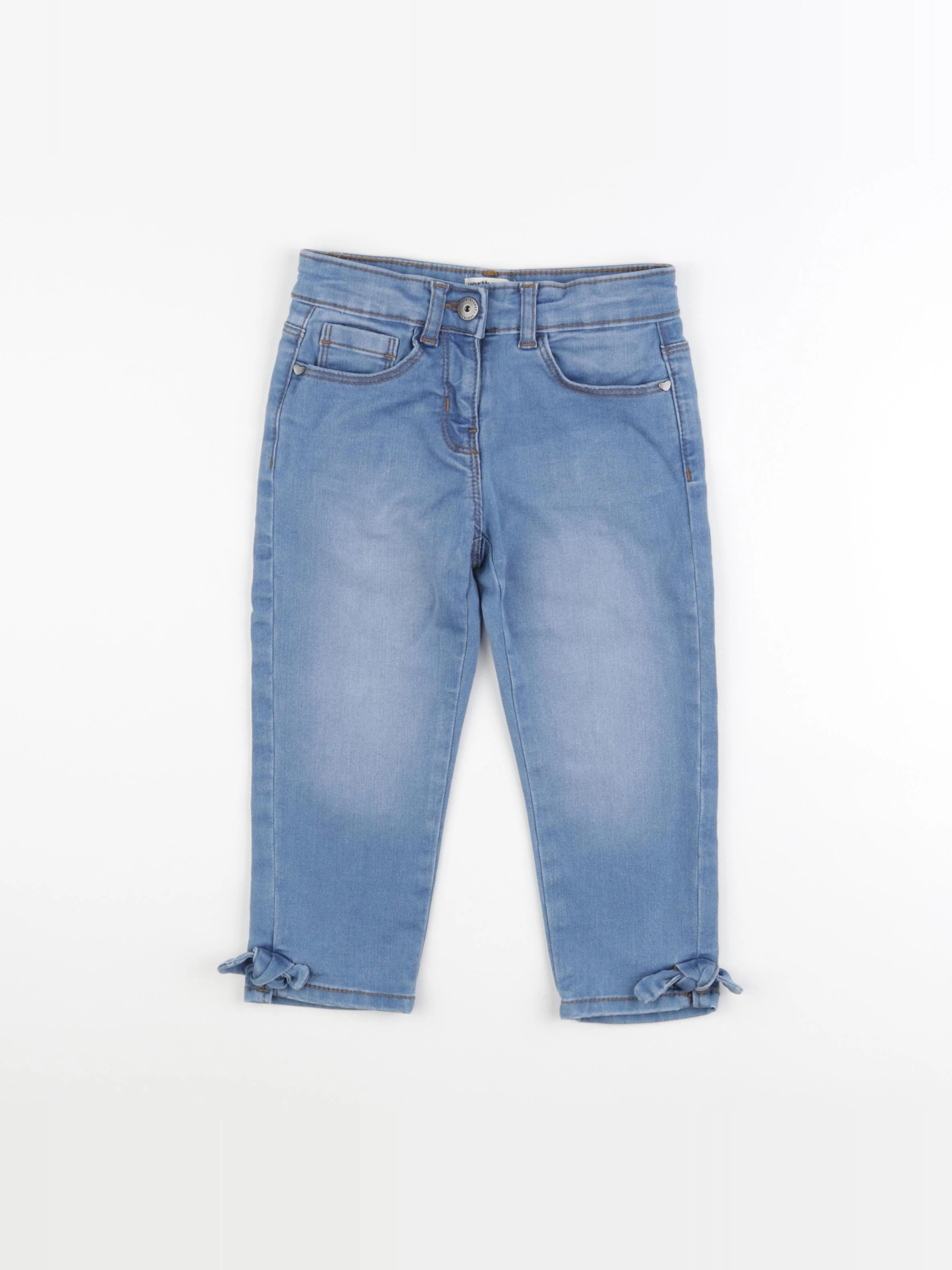 Vertbaudet - pantacourt bleu - 6 ans