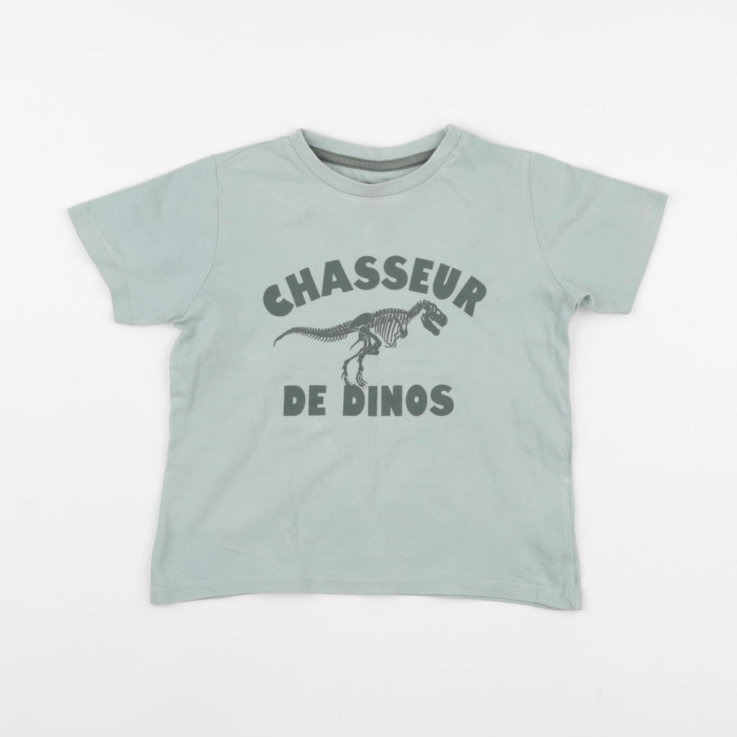 Vertbaudet - tee-shirt bleu - 4 ans
