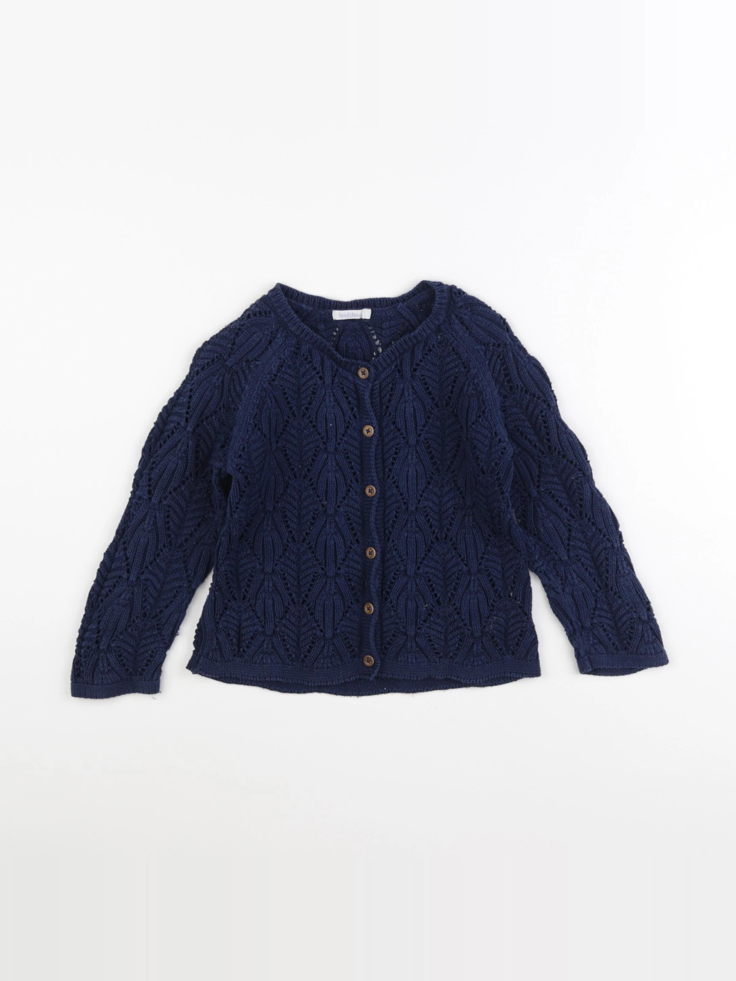 Boutchou - gilet bleu - 36 mois