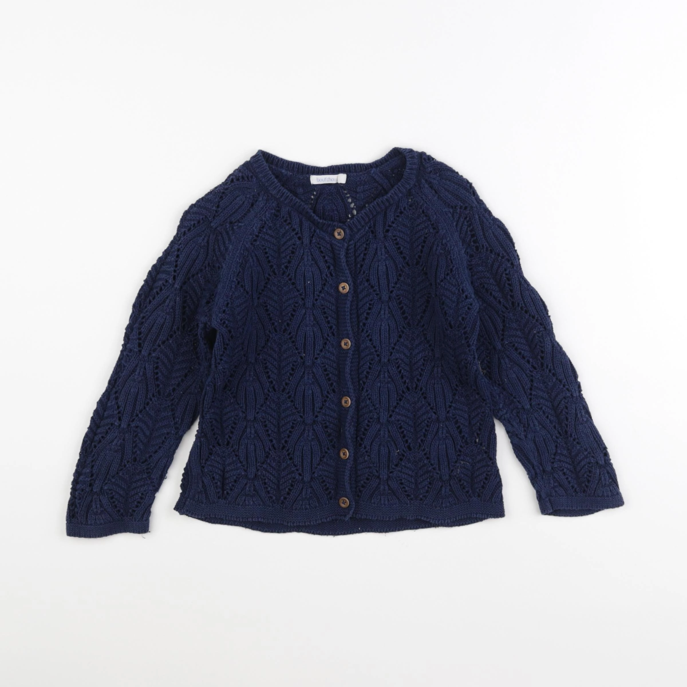 Boutchou - gilet bleu - 36 mois