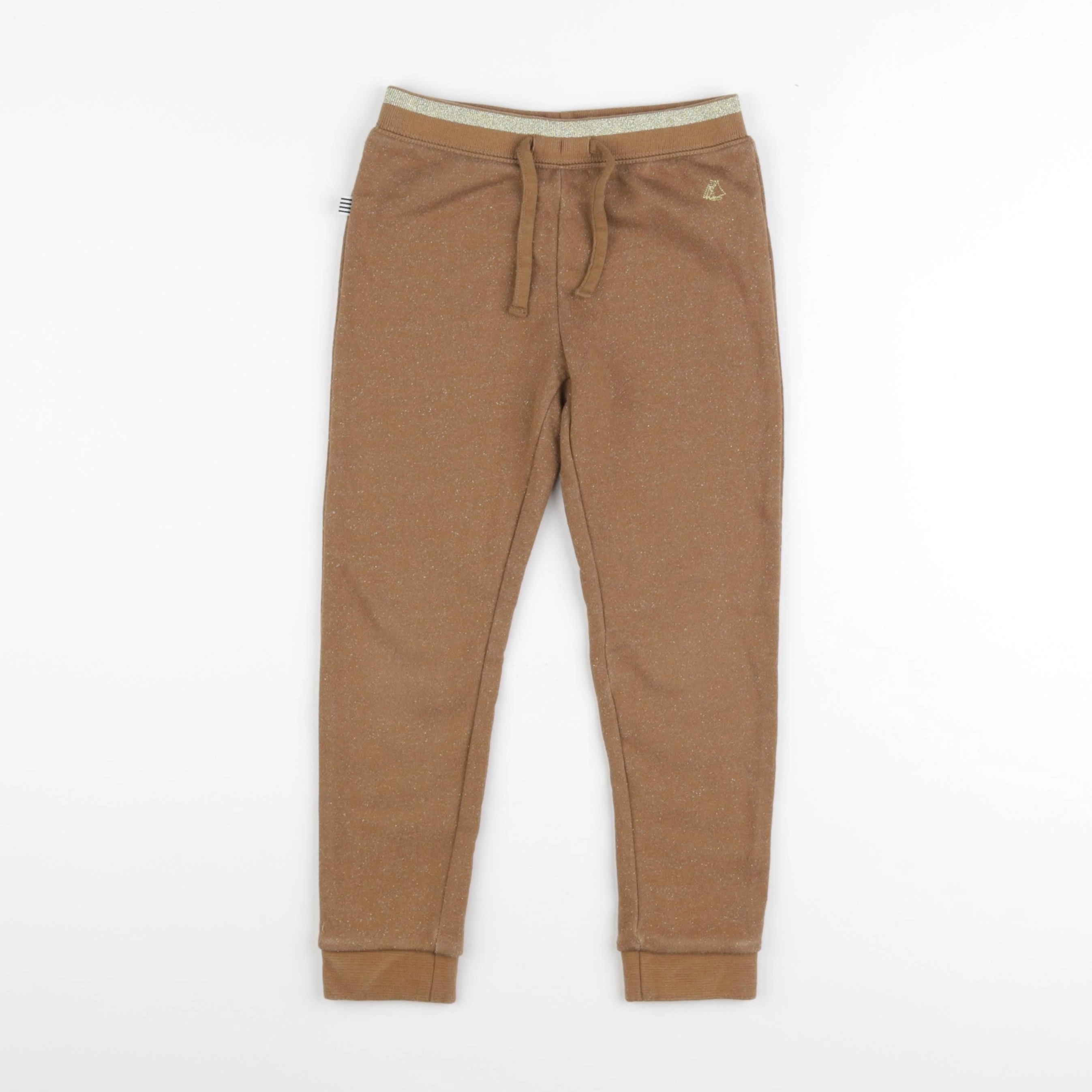 Petit Bateau - jogging marron, or - 5 ans