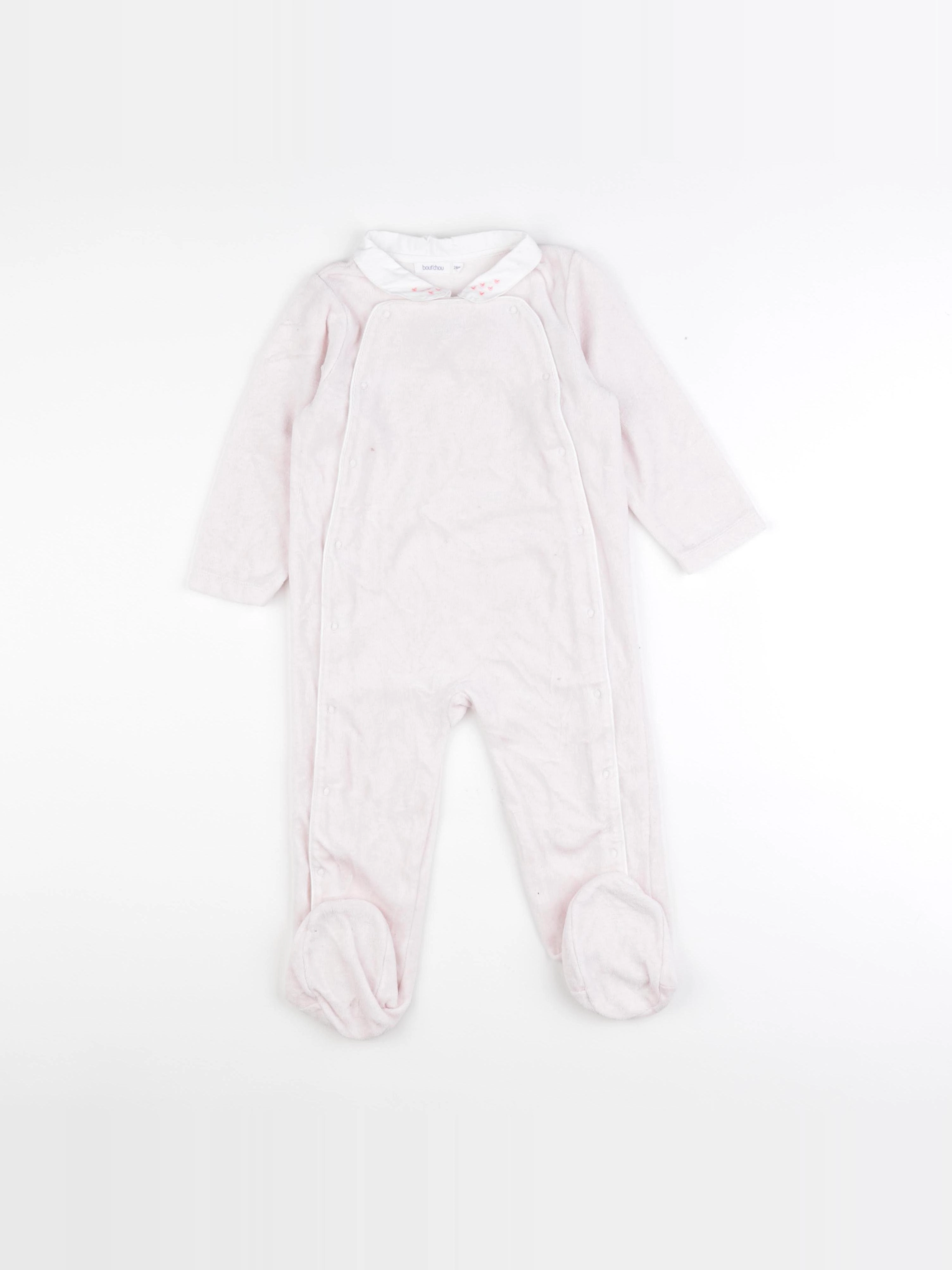 Boutchou - pyjama velours rose - 24 mois