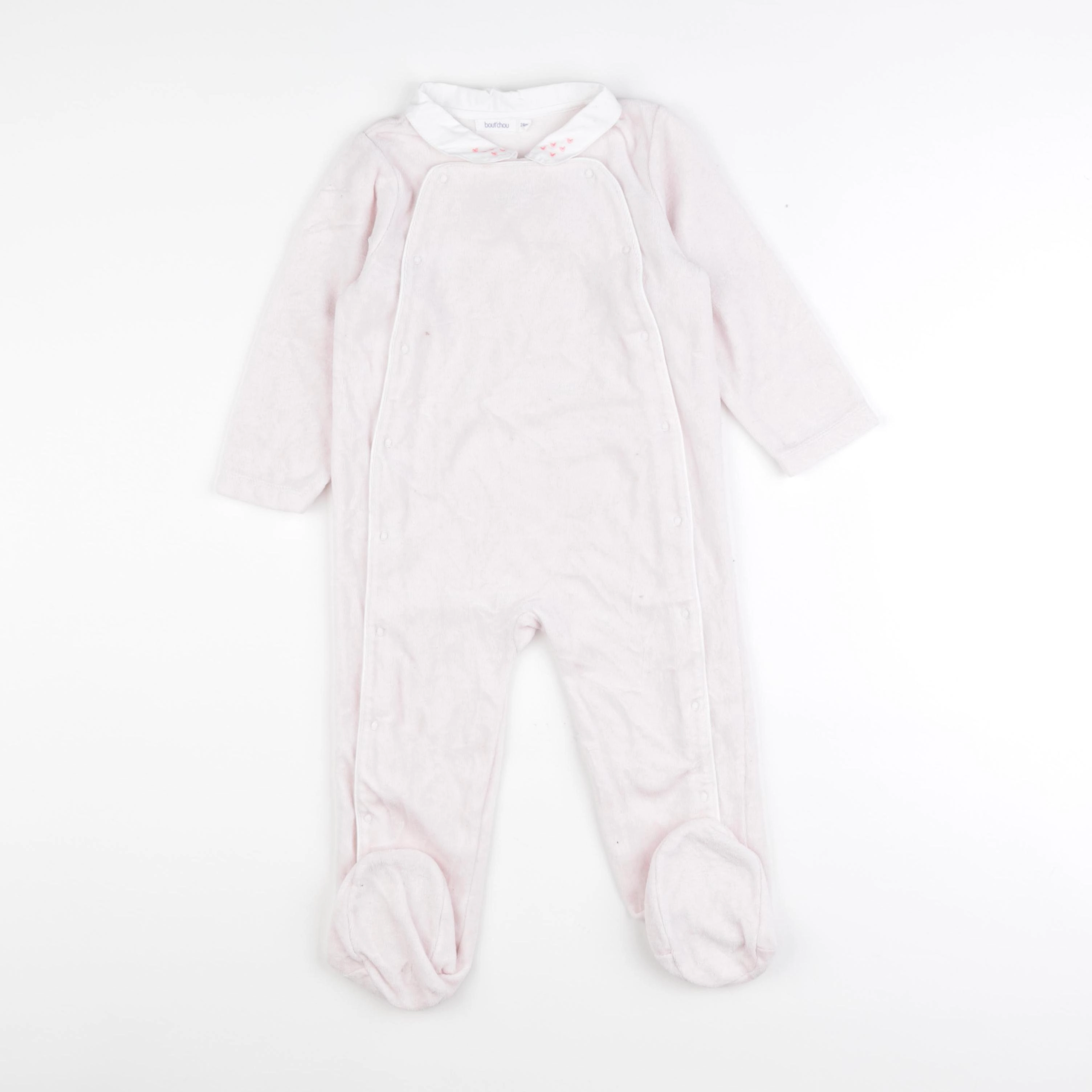 Boutchou - pyjama velours rose - 24 mois