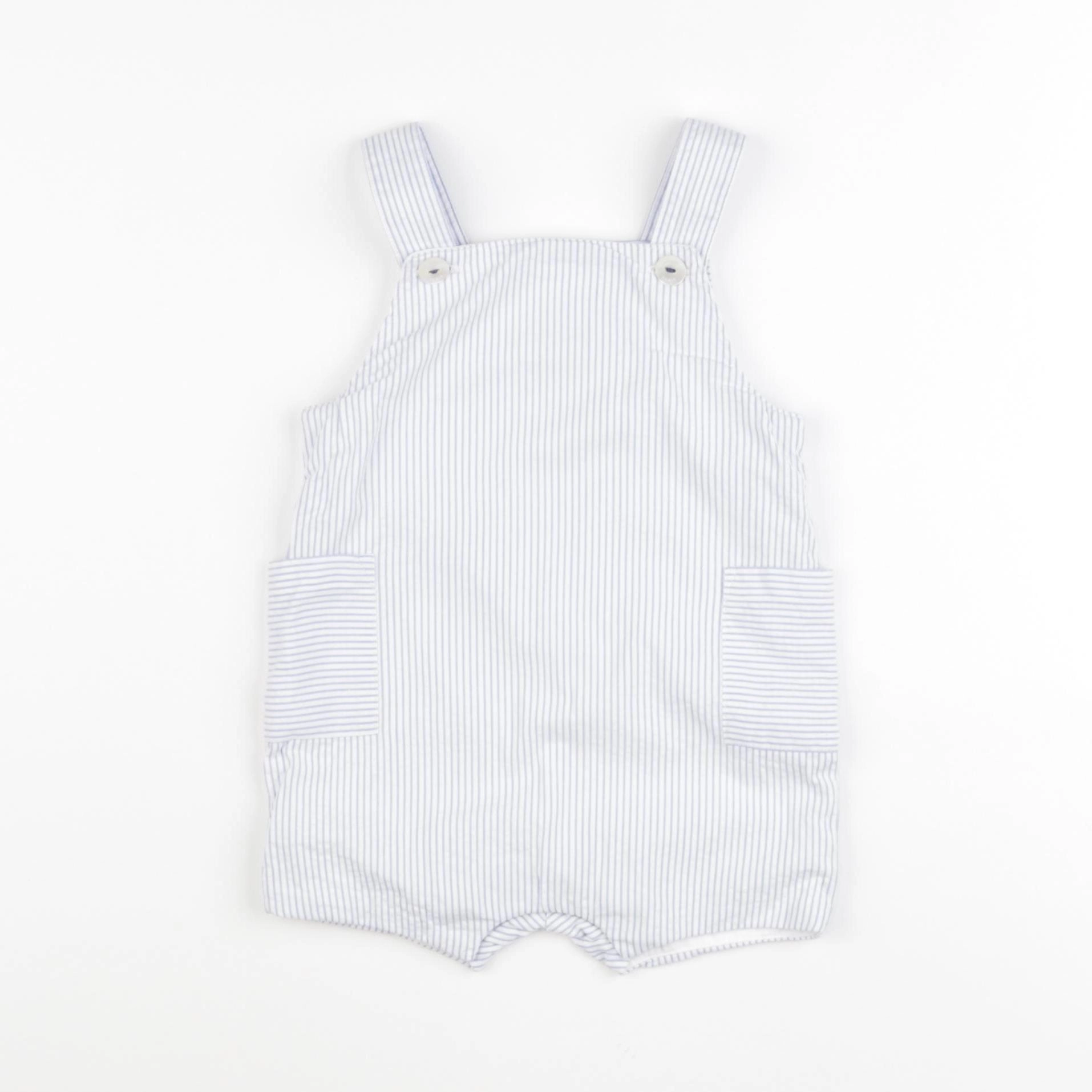 Jacadi - combinaison blanc, bleu - 6 mois