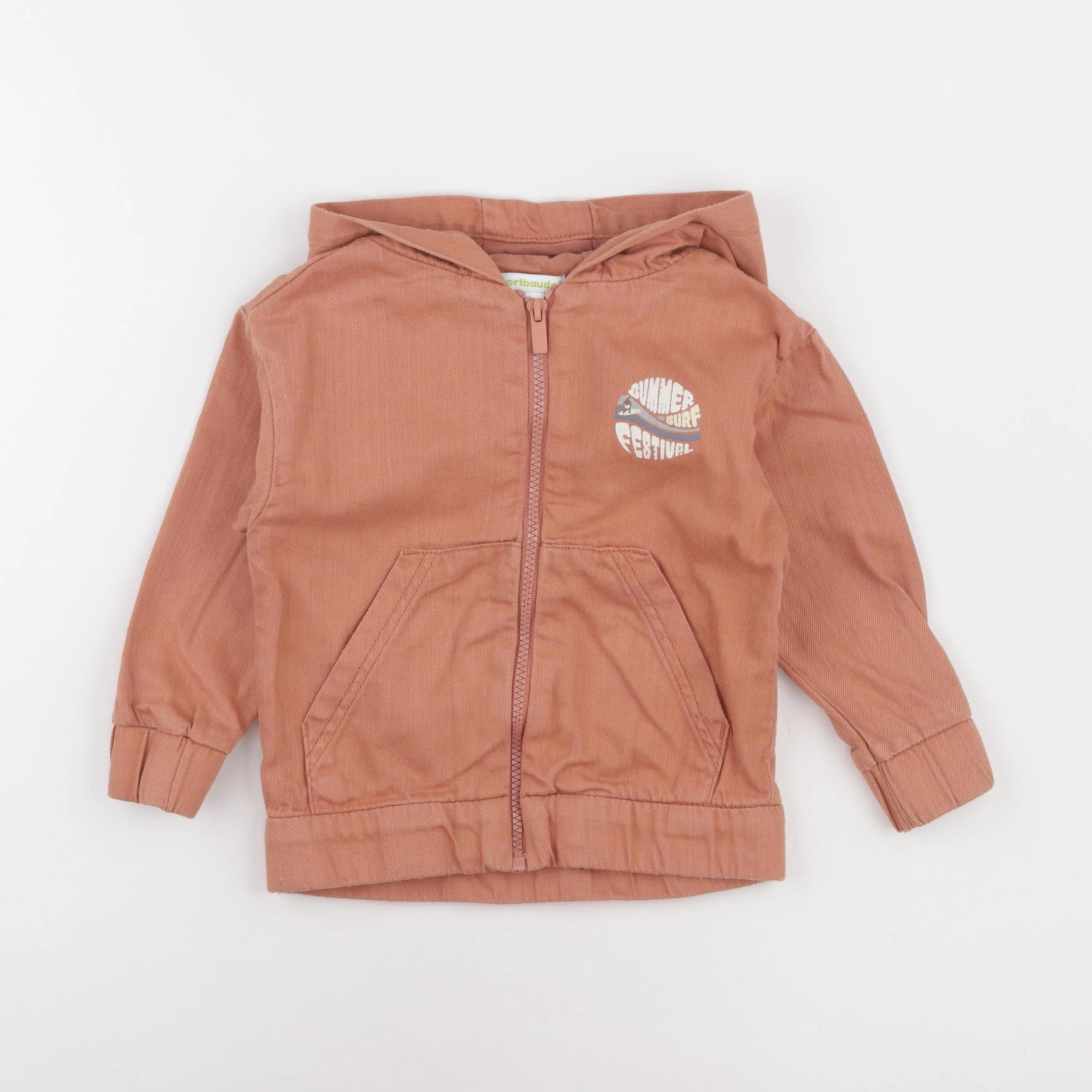 Vertbaudet - veste marron - 3 ans