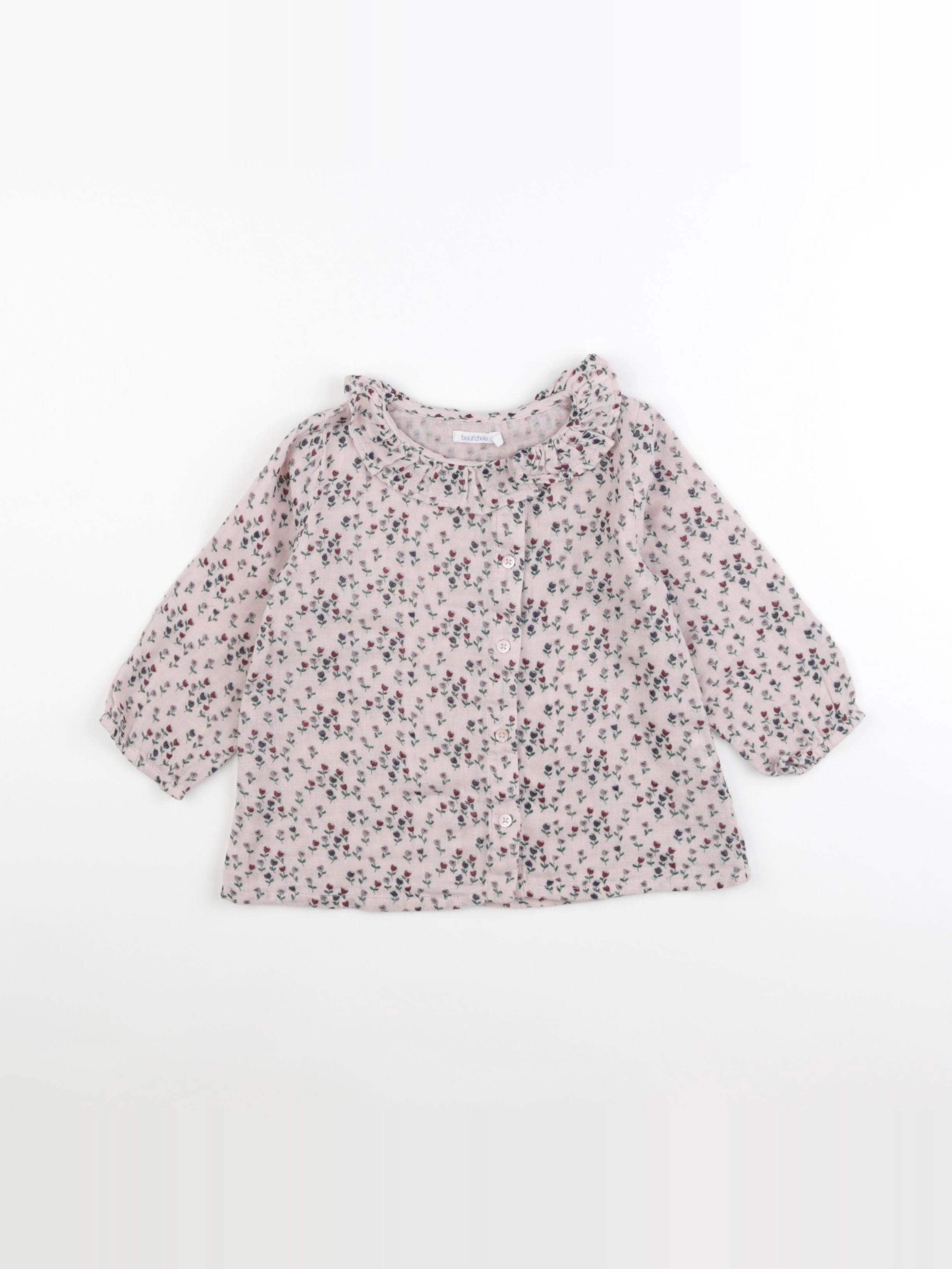 Boutchou - blouse rose - 18 mois
