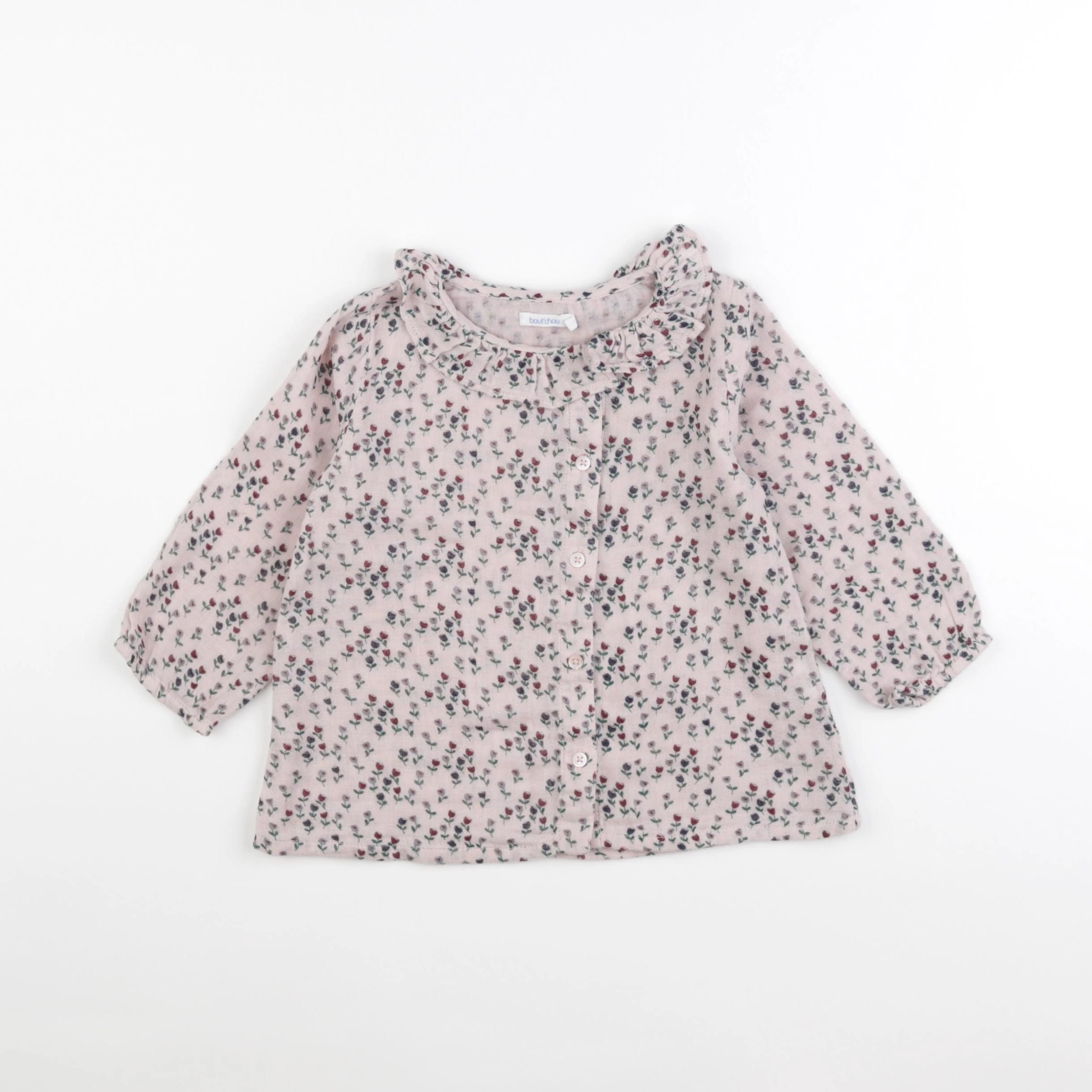 Boutchou - blouse rose - 18 mois