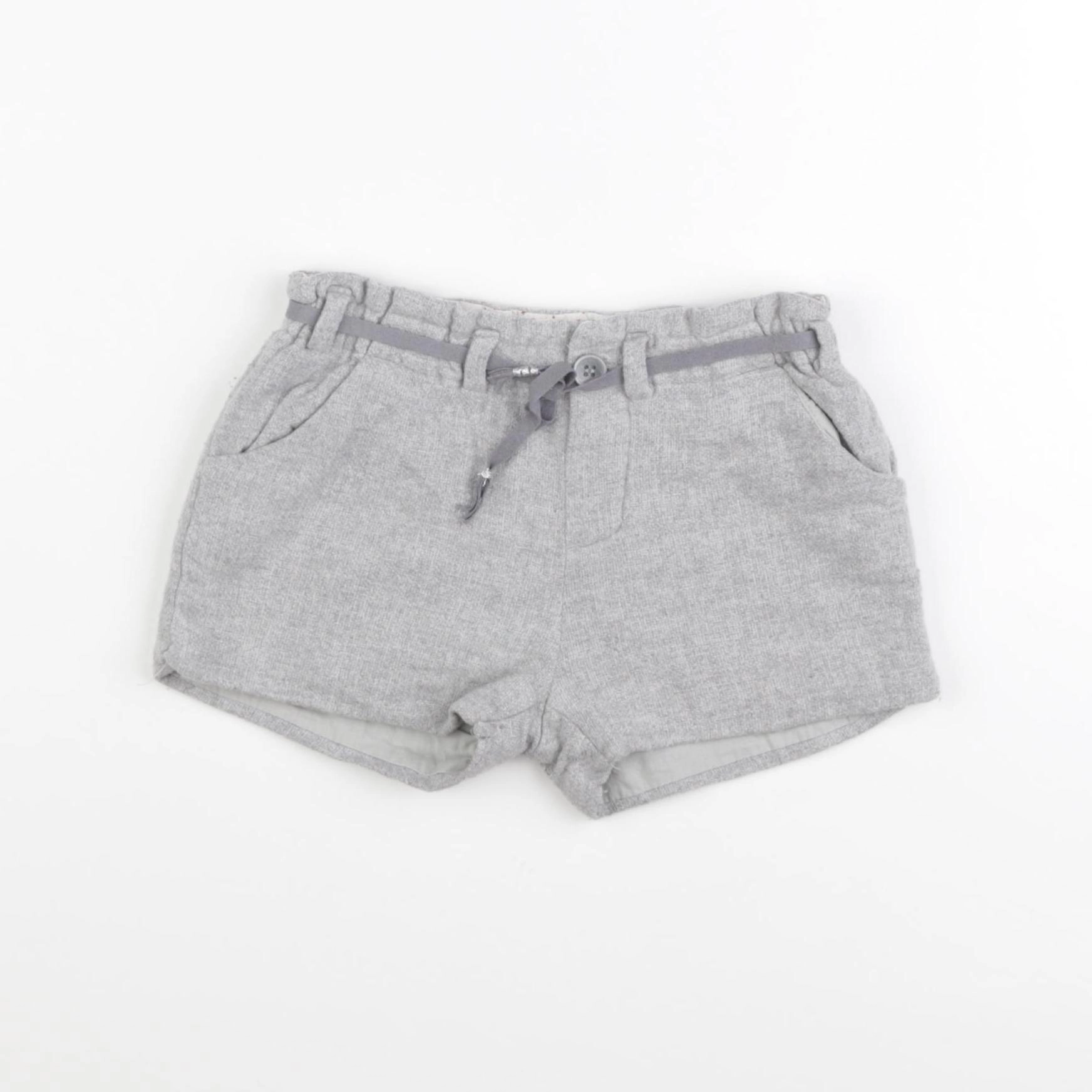Zara - short gris - 2/3 ans