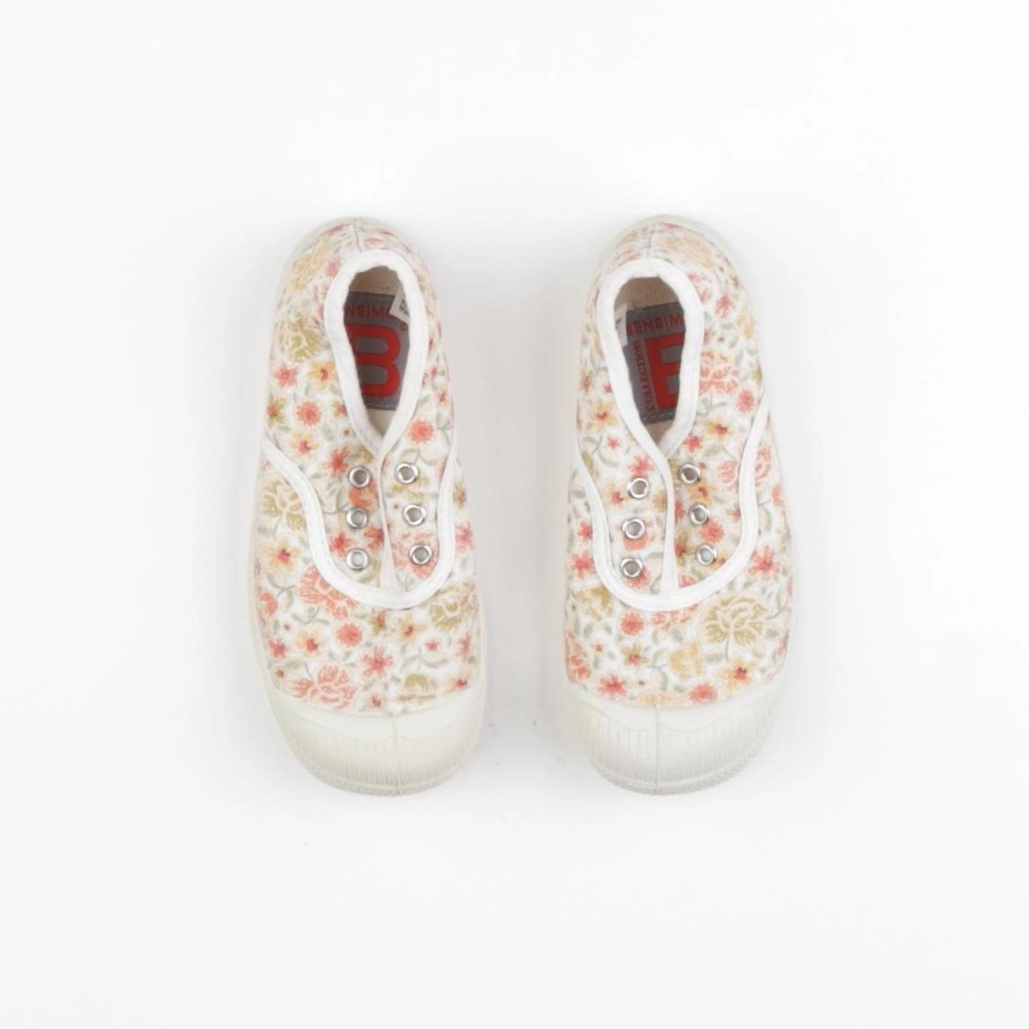 Bensimon - tennis élastiqué multicolore - pointure 25