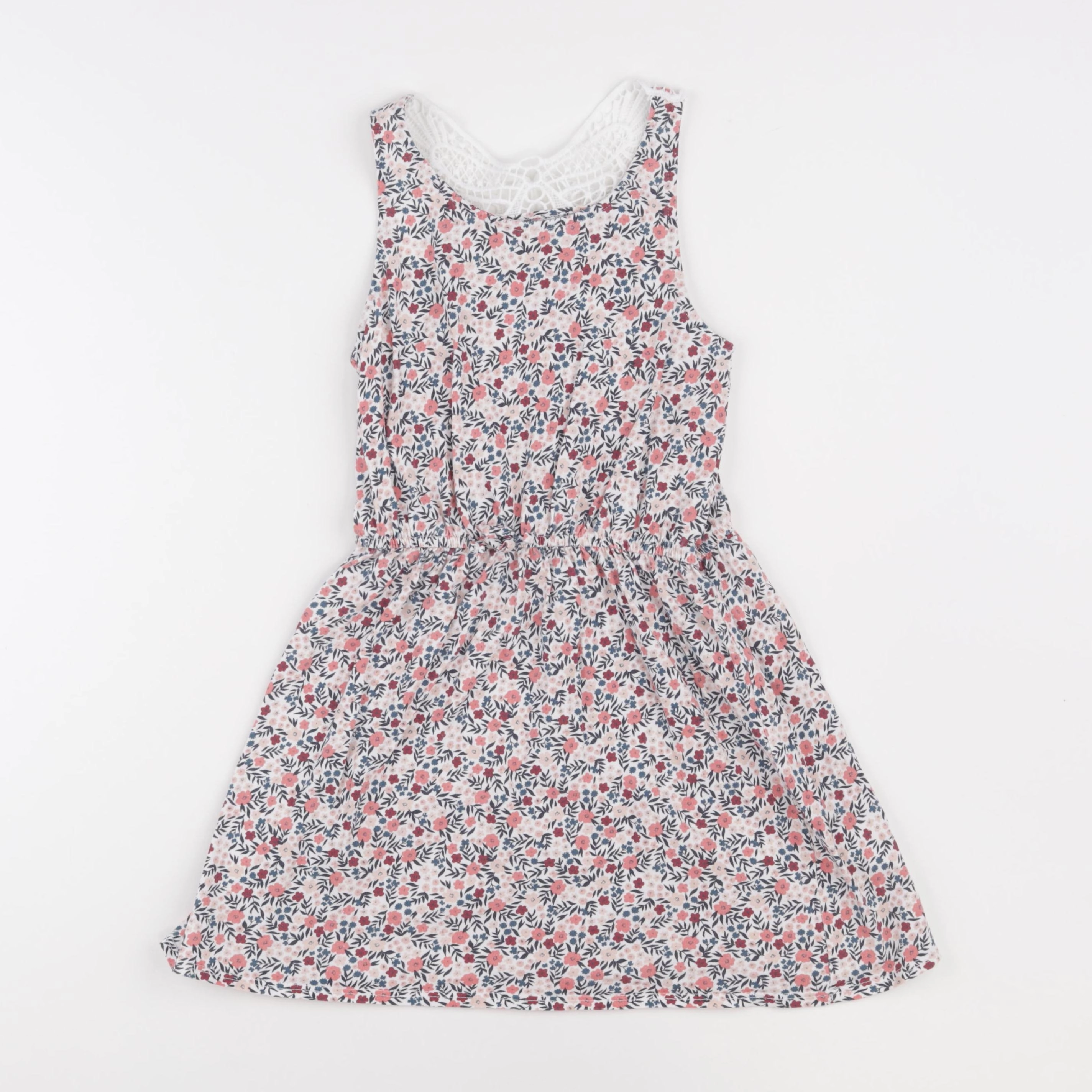 Vertbaudet - robe multicolore - 7 ans