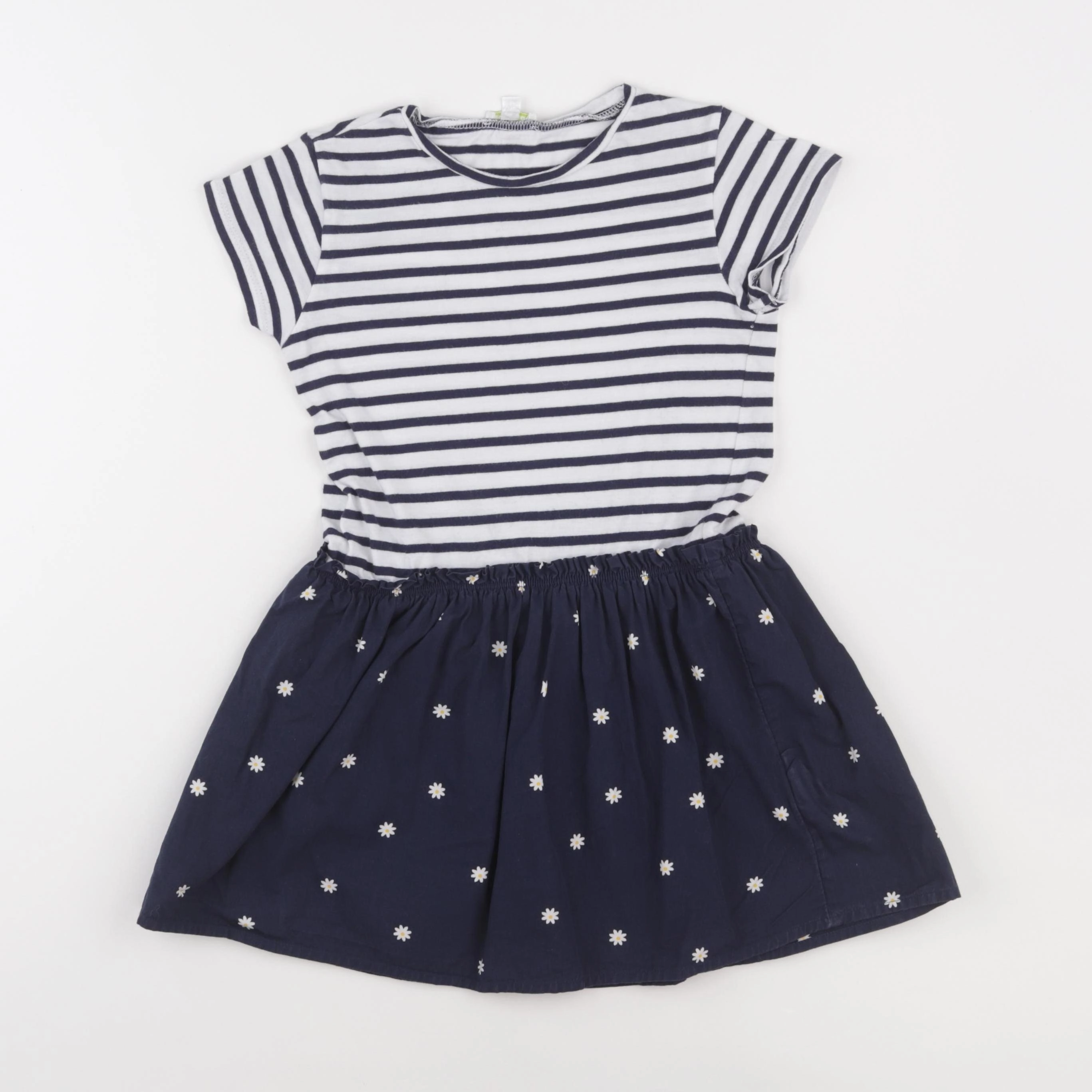 Vertbaudet - robe bleu - 7 ans