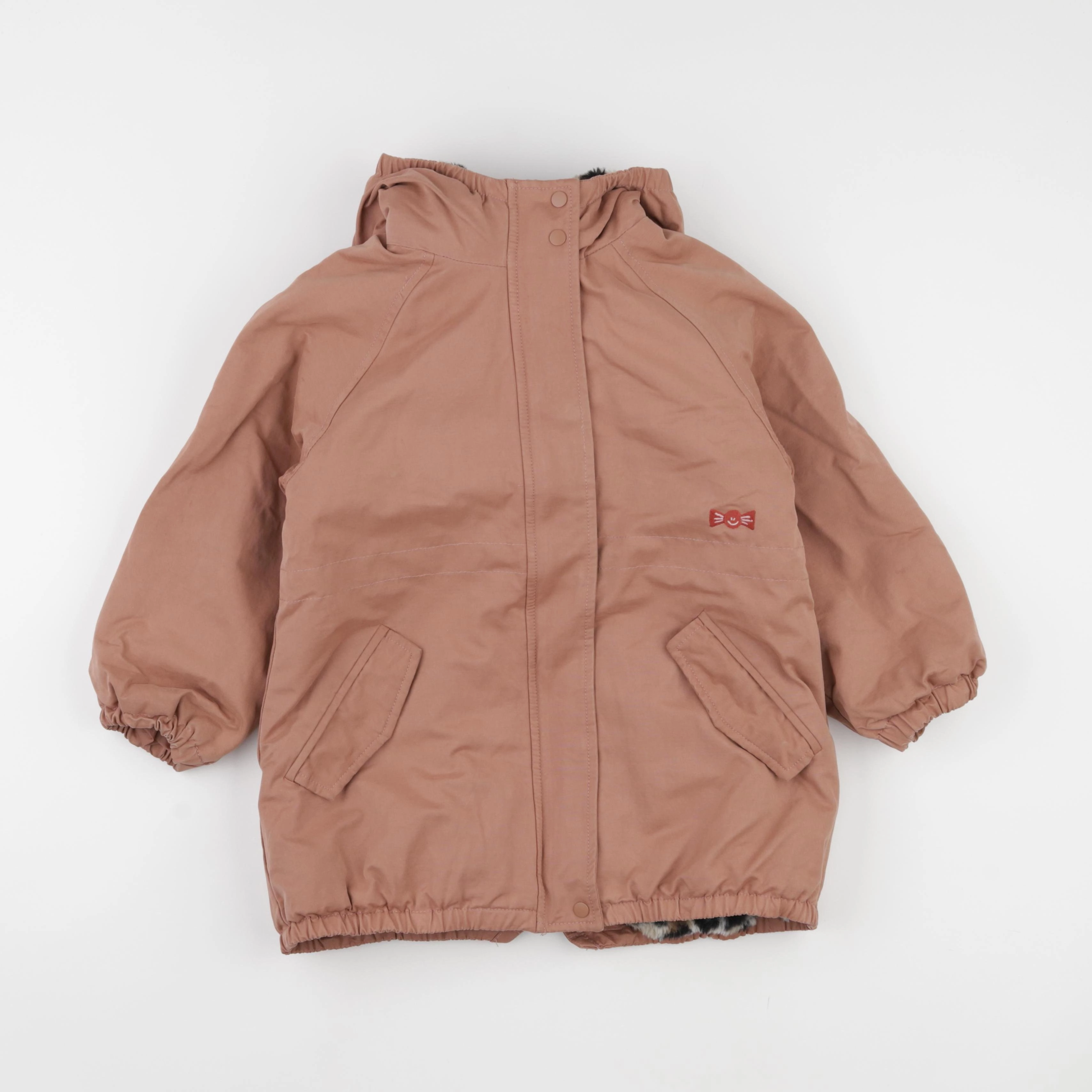 Vertbaudet - parka rose - 8 ans