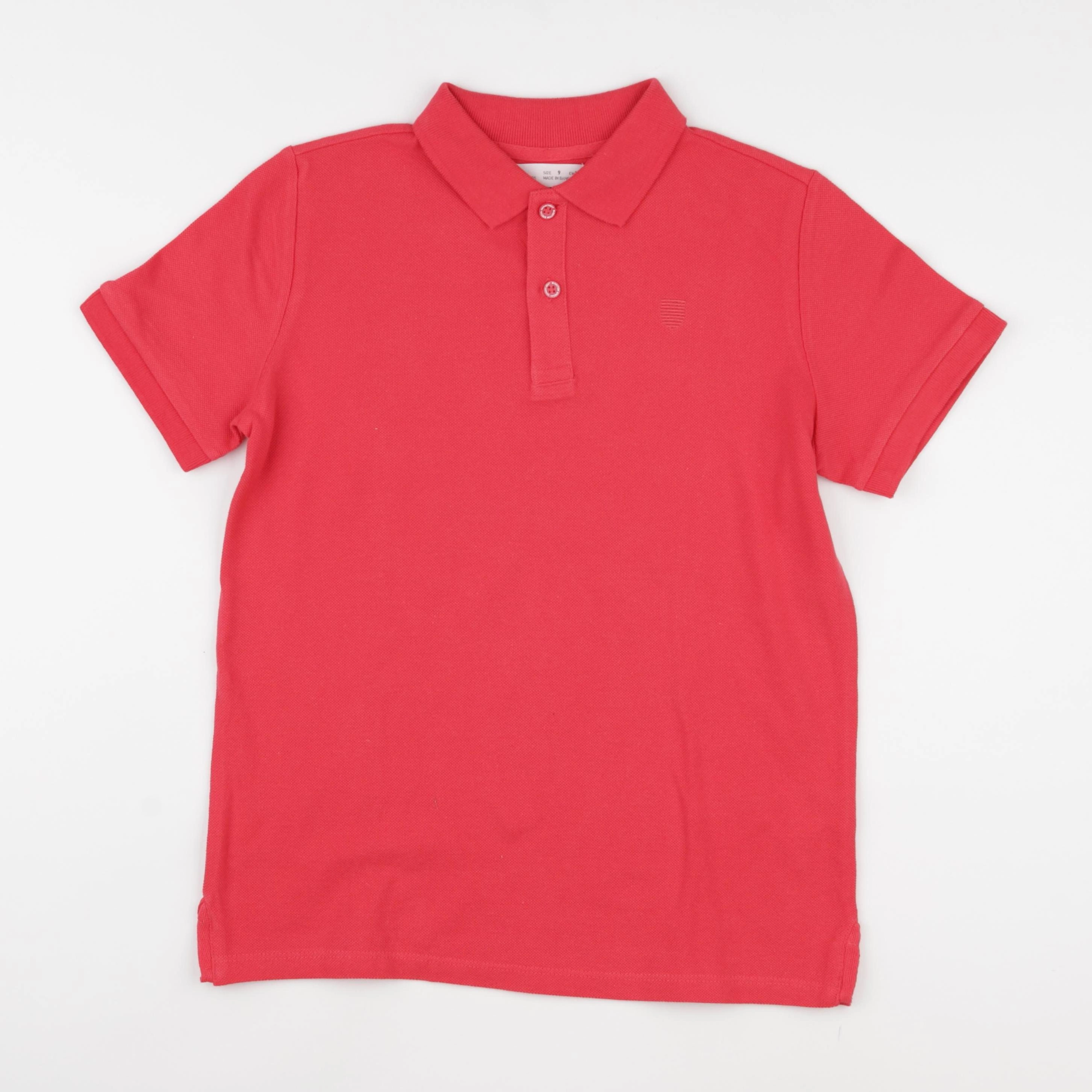 Zara - polo rouge - 9 ans