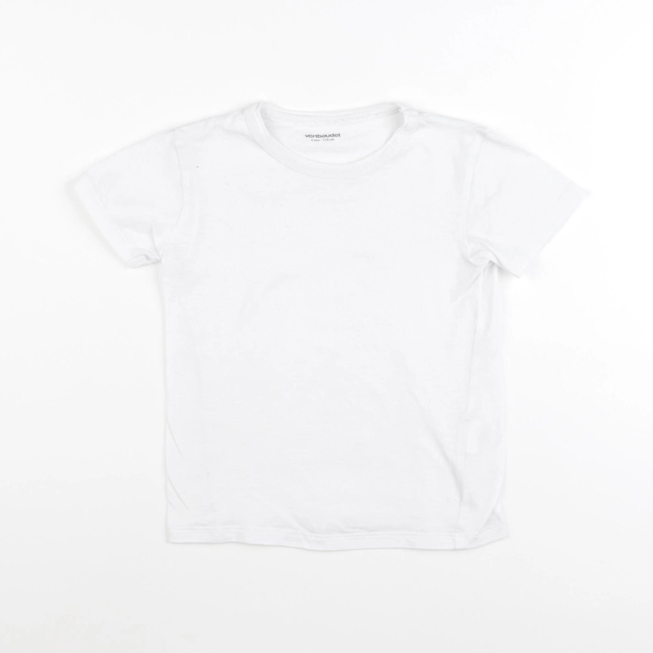 Vertbaudet - maillot de corps blanc - 5 ans