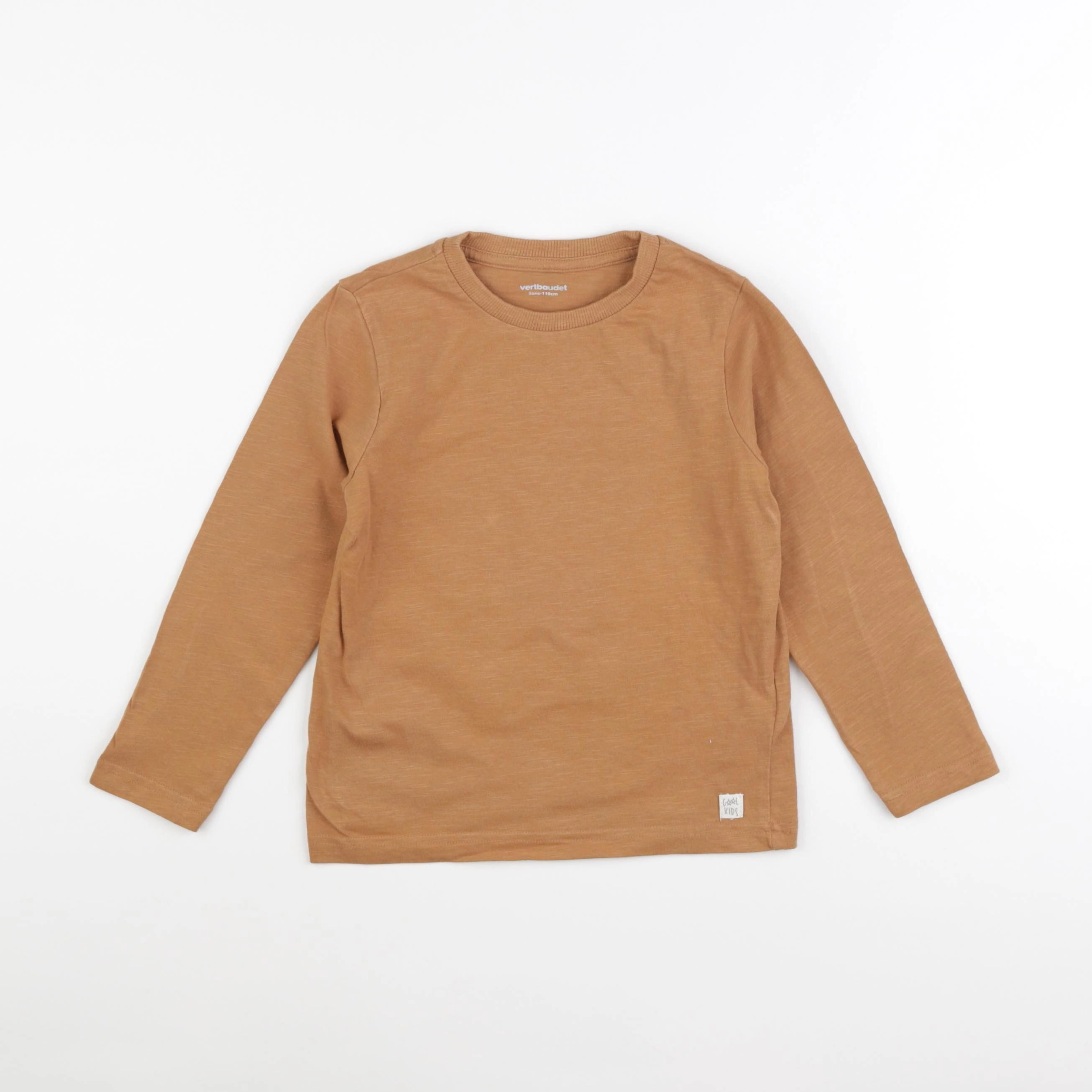 Vertbaudet - tee-shirt marron - 5 ans