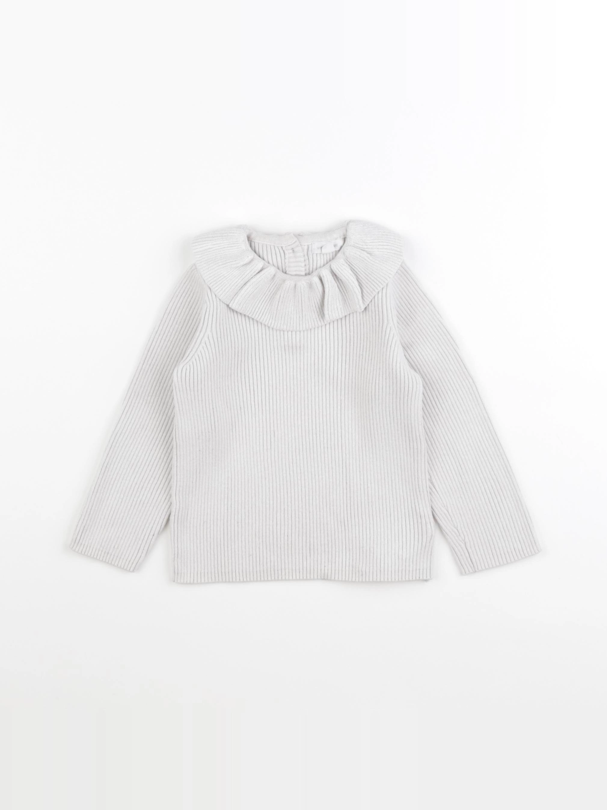 Vertbaudet - pull beige - 24 mois
