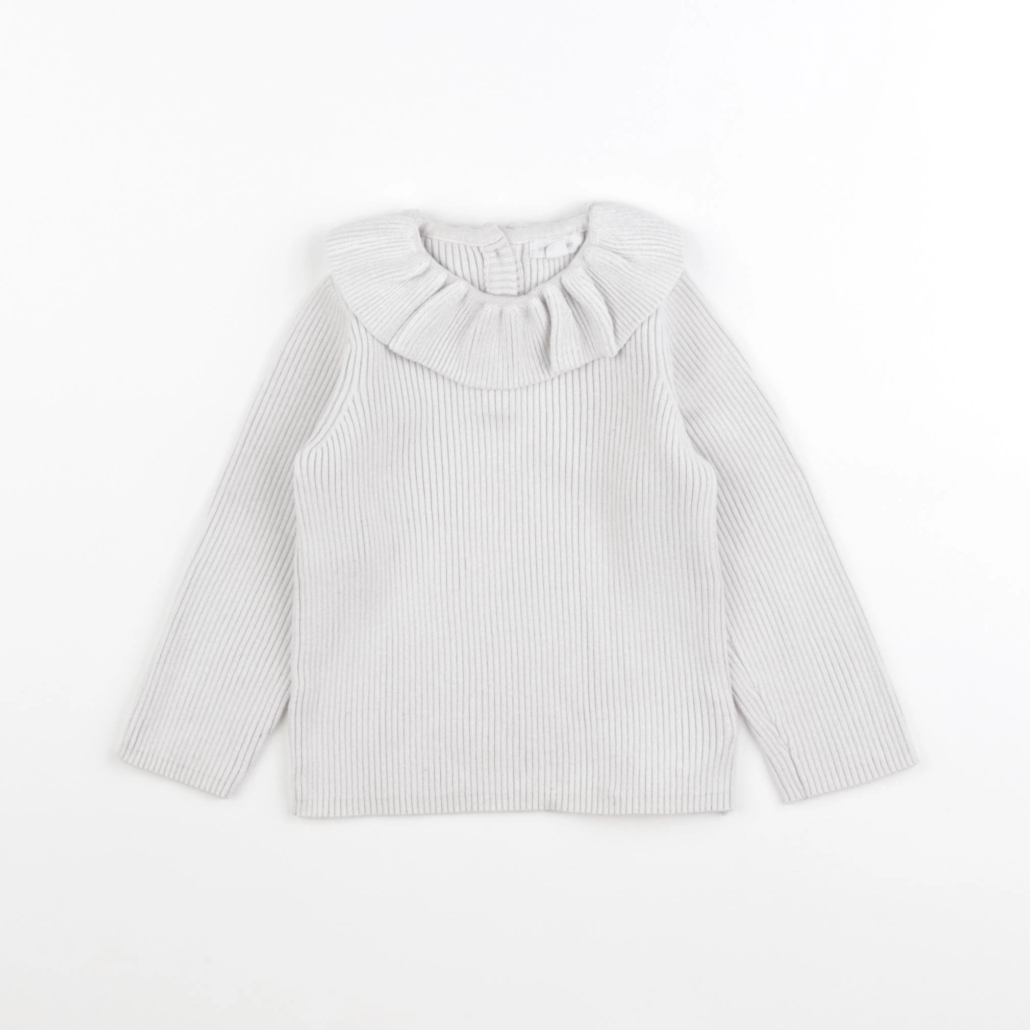 Vertbaudet - pull beige - 24 mois
