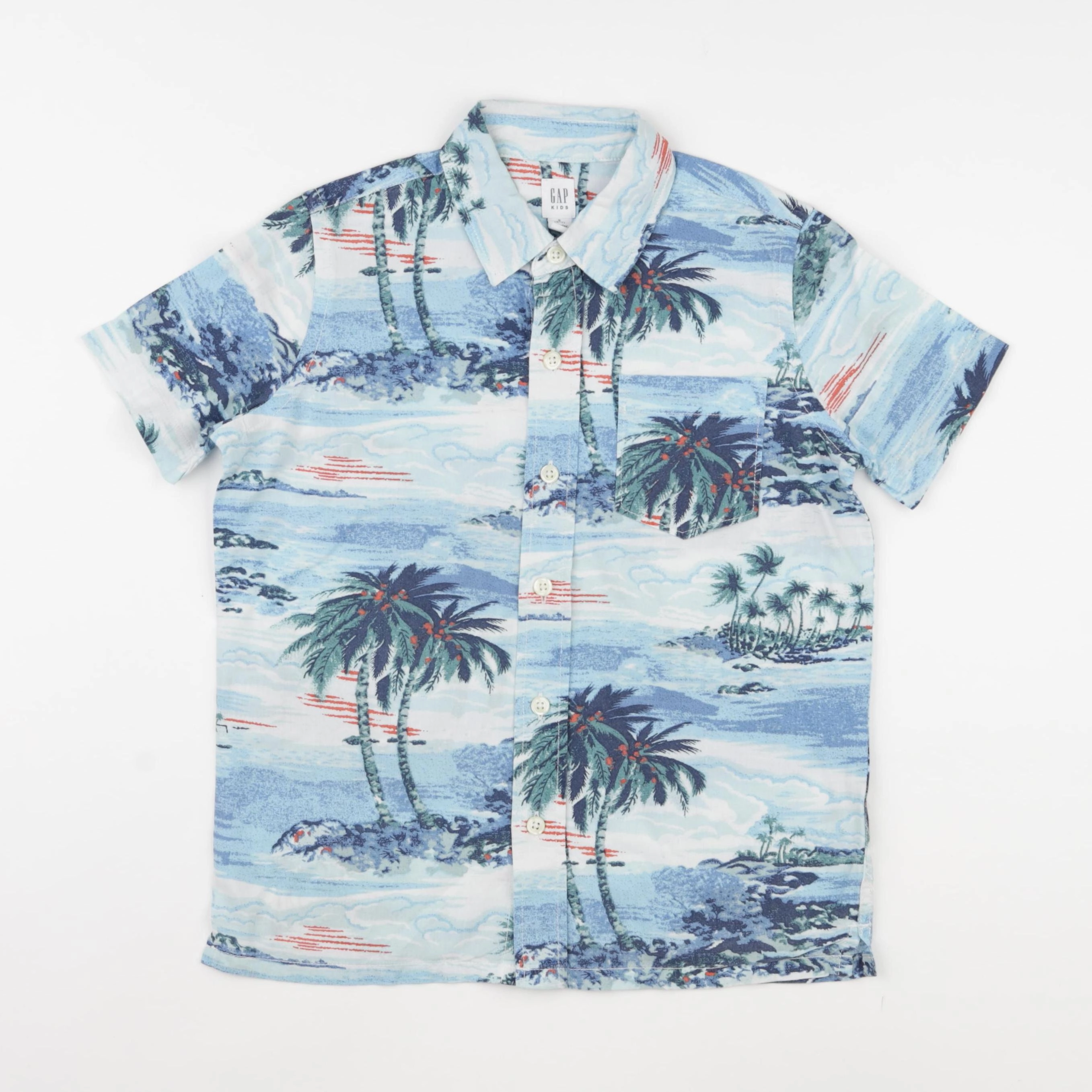 GAP - chemise bleu - 6/7 ans