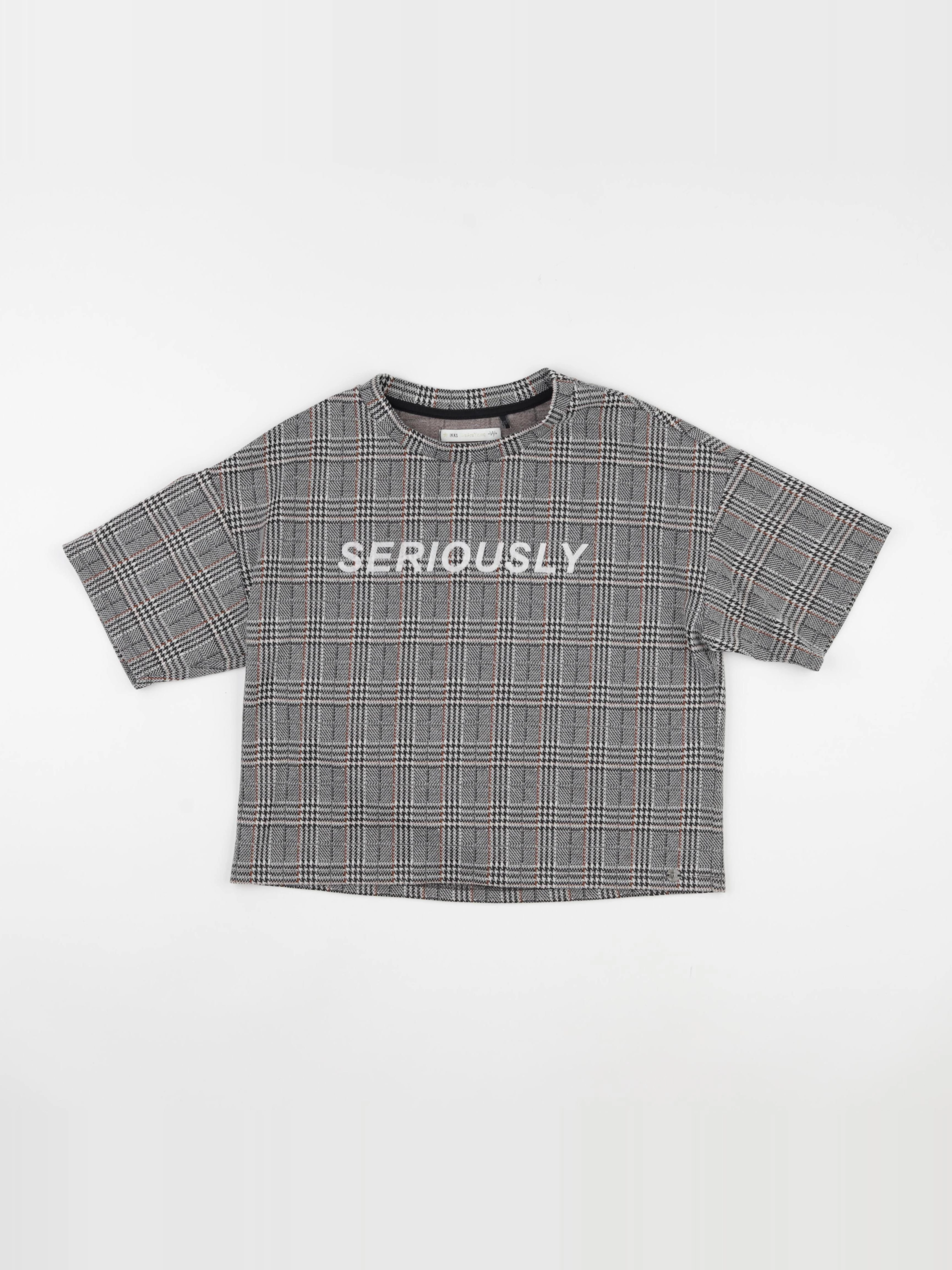 IKKS - tee-shirt gris - 12 ans