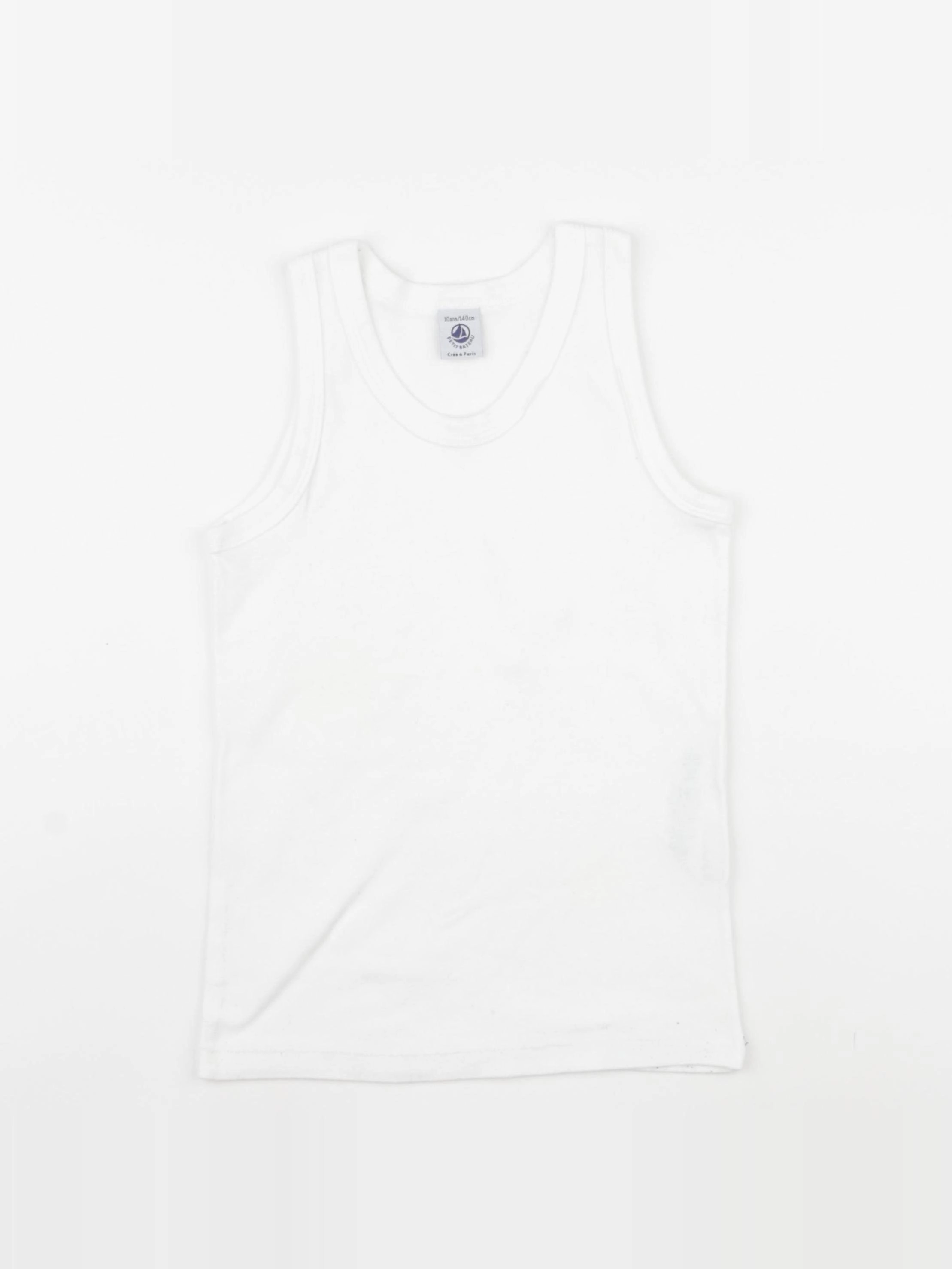 Petit Bateau - maillot de corps blanc - 10 ans