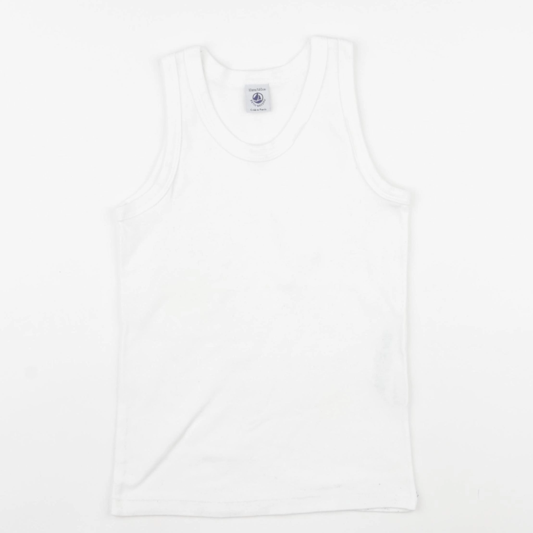 Petit Bateau - maillot de corps blanc - 10 ans