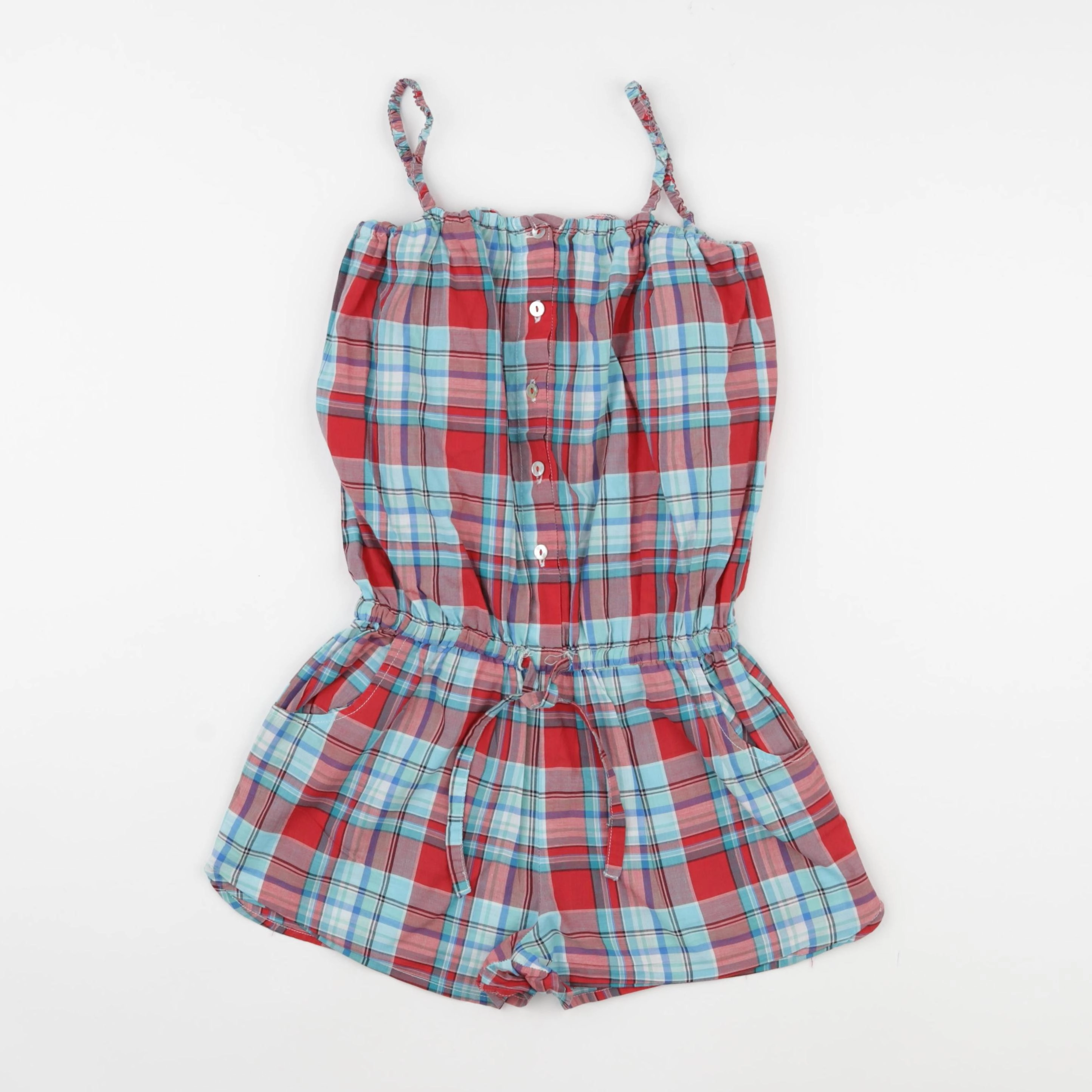 Rose et théo - combinaison bleu, rouge - 10 ans