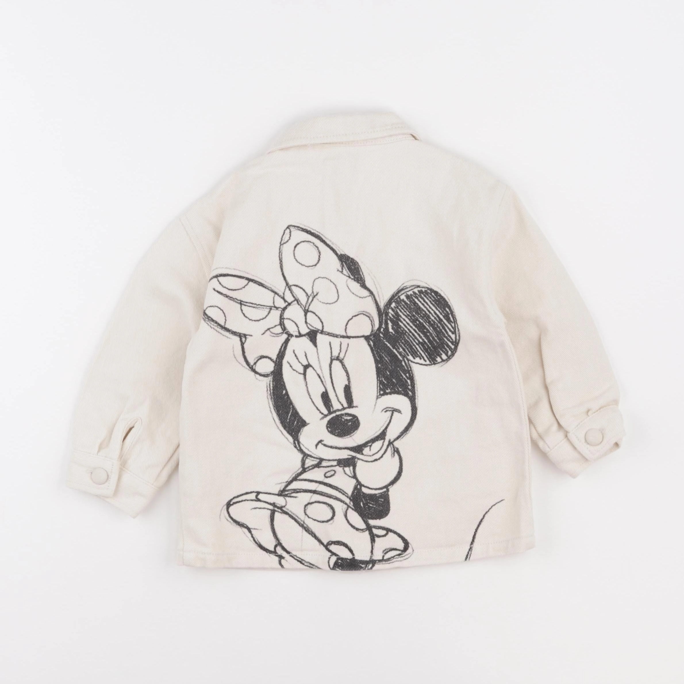Vertbaudet - veste imprimé au dos beige - 3 ans
