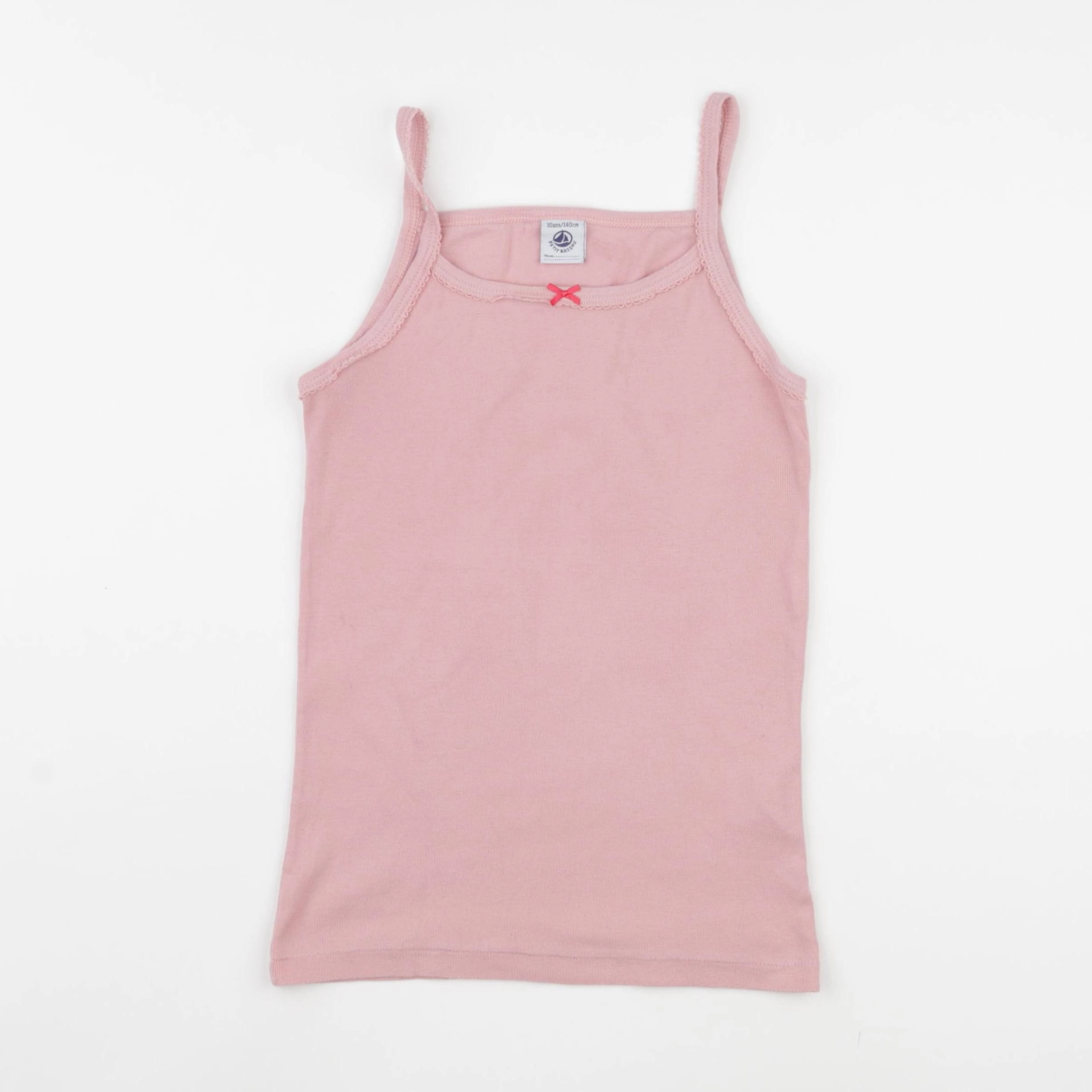 Petit Bateau - maillot de corps rose - 10 ans