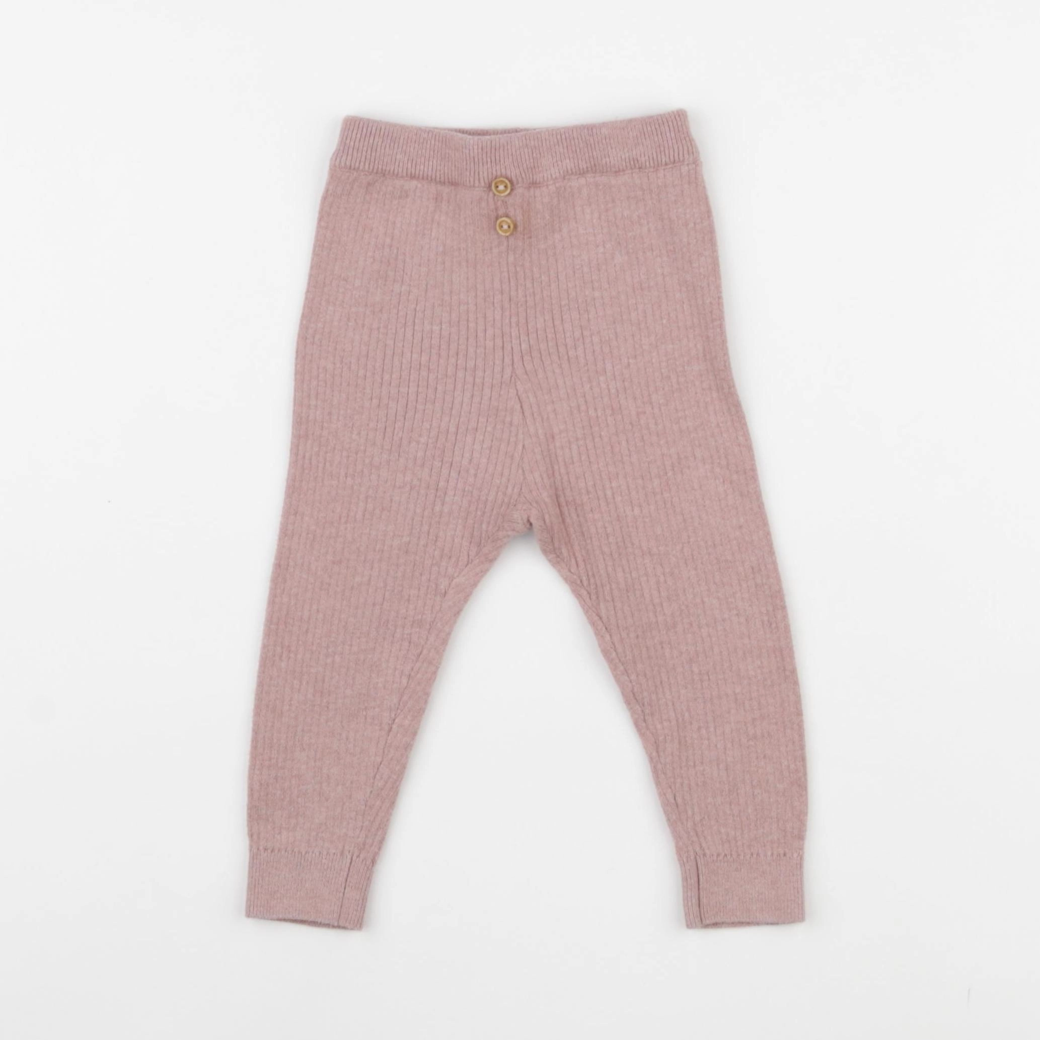 Zara - legging rose - 9/12 mois