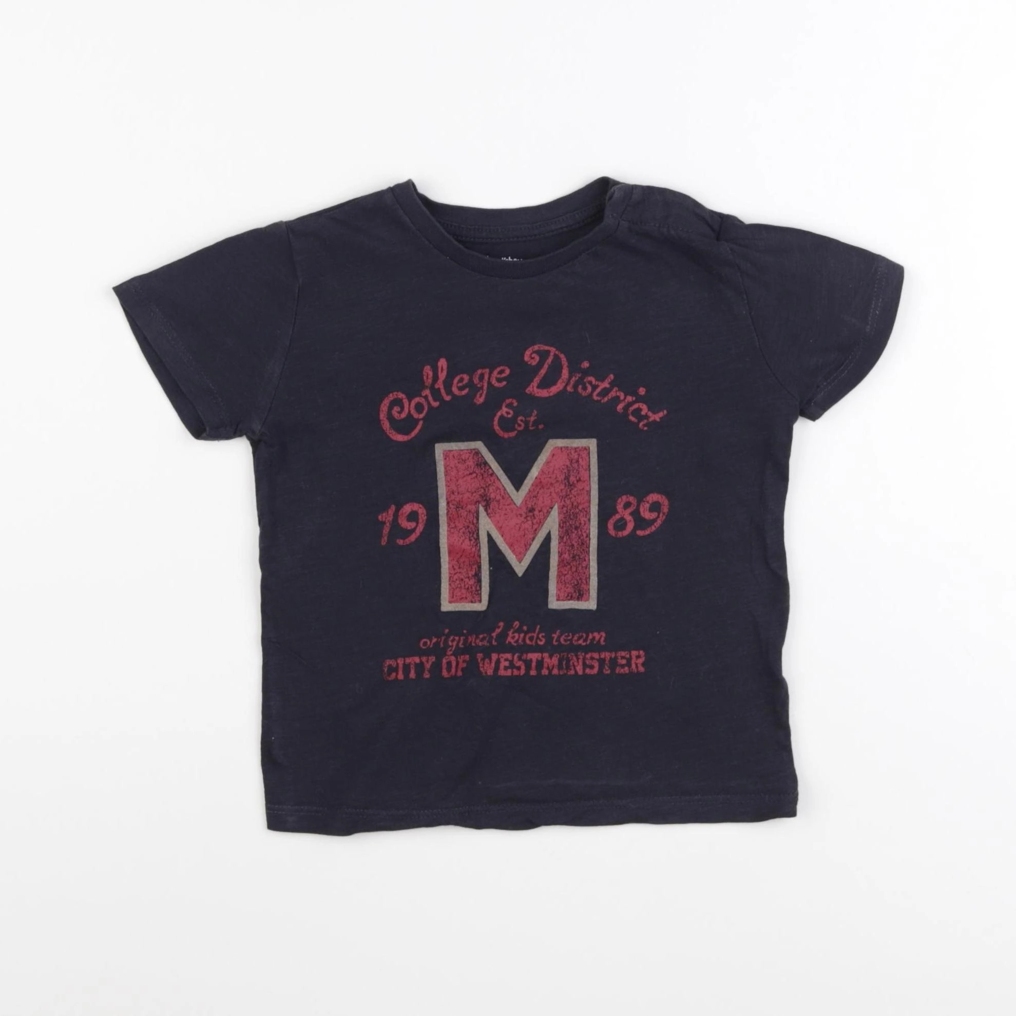 Boutchou - tee-shirt noir - 24 mois