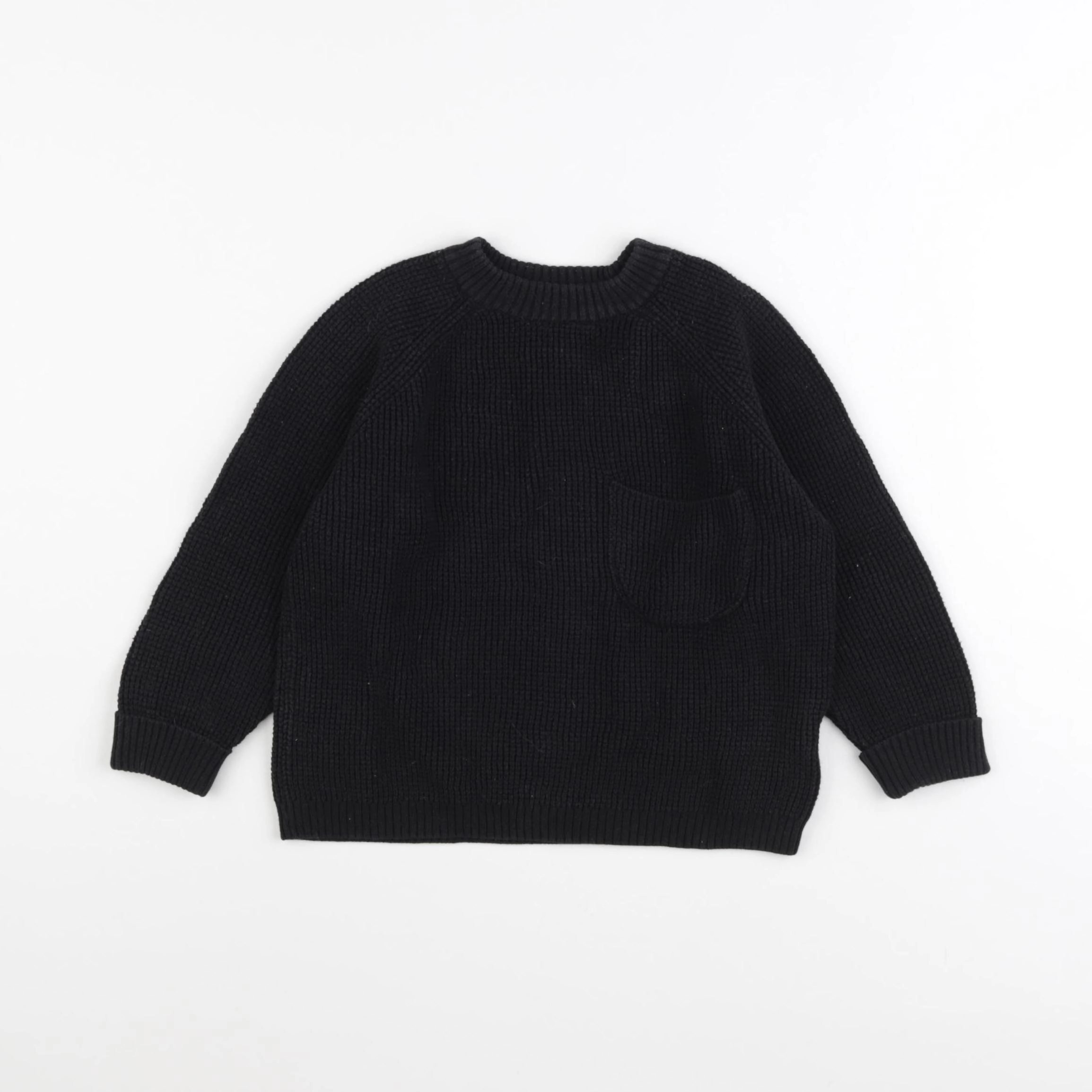 Zara - pull noir - 2/3 ans