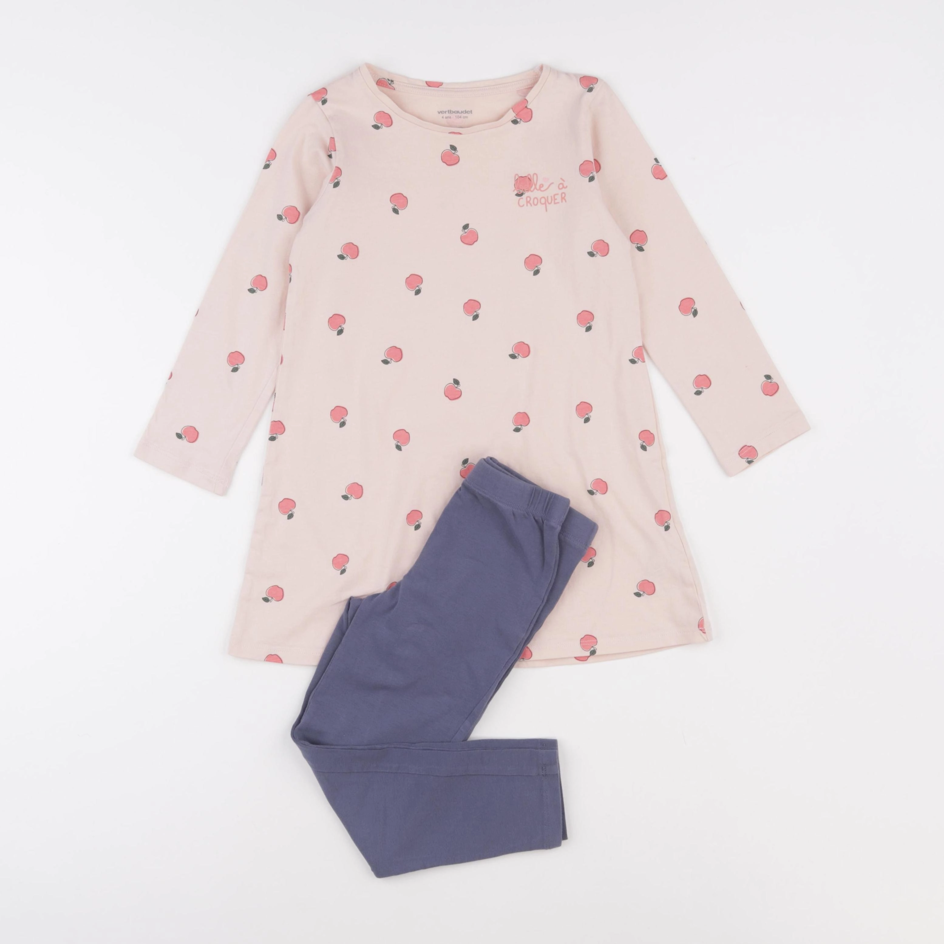 Vertbaudet - pyjama multicolore - 4 ans