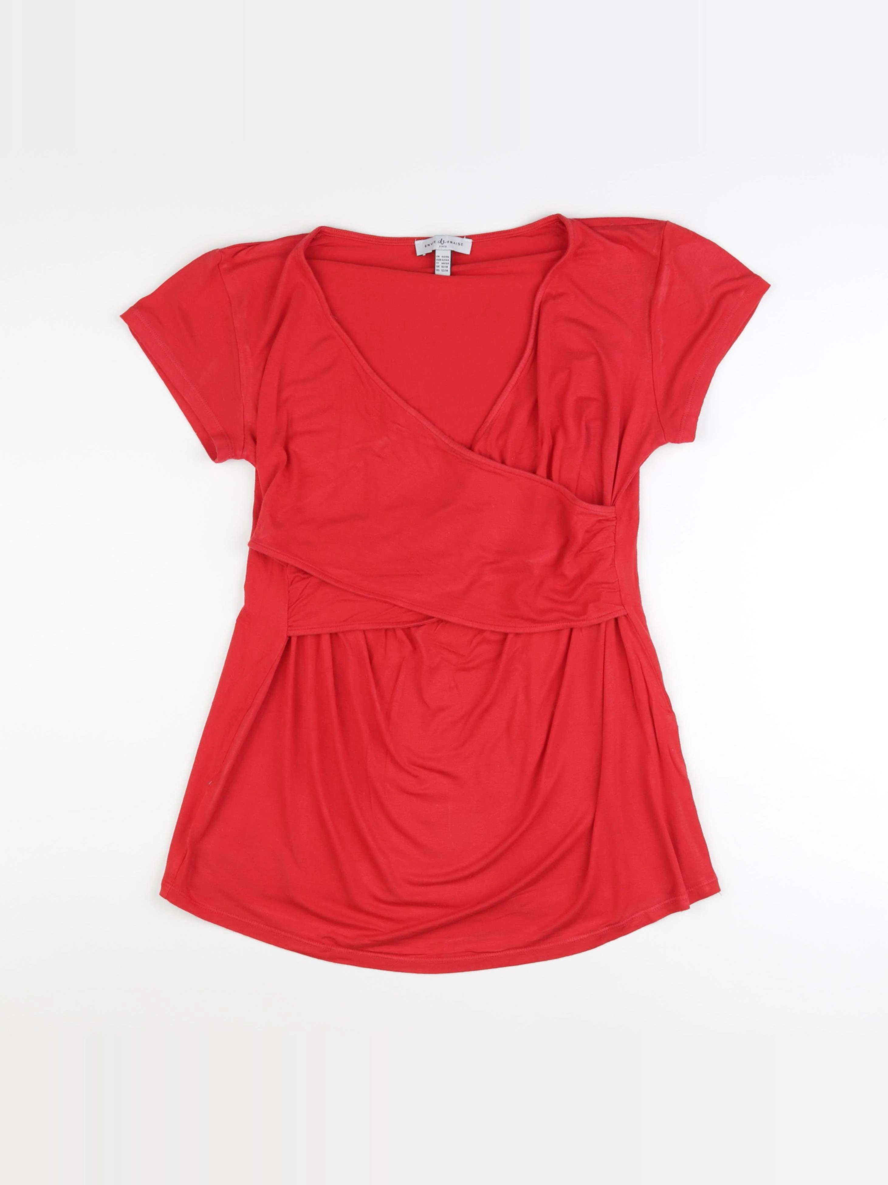 Envie de fraise - tee-shirt allaitement rouge - 44 à 46