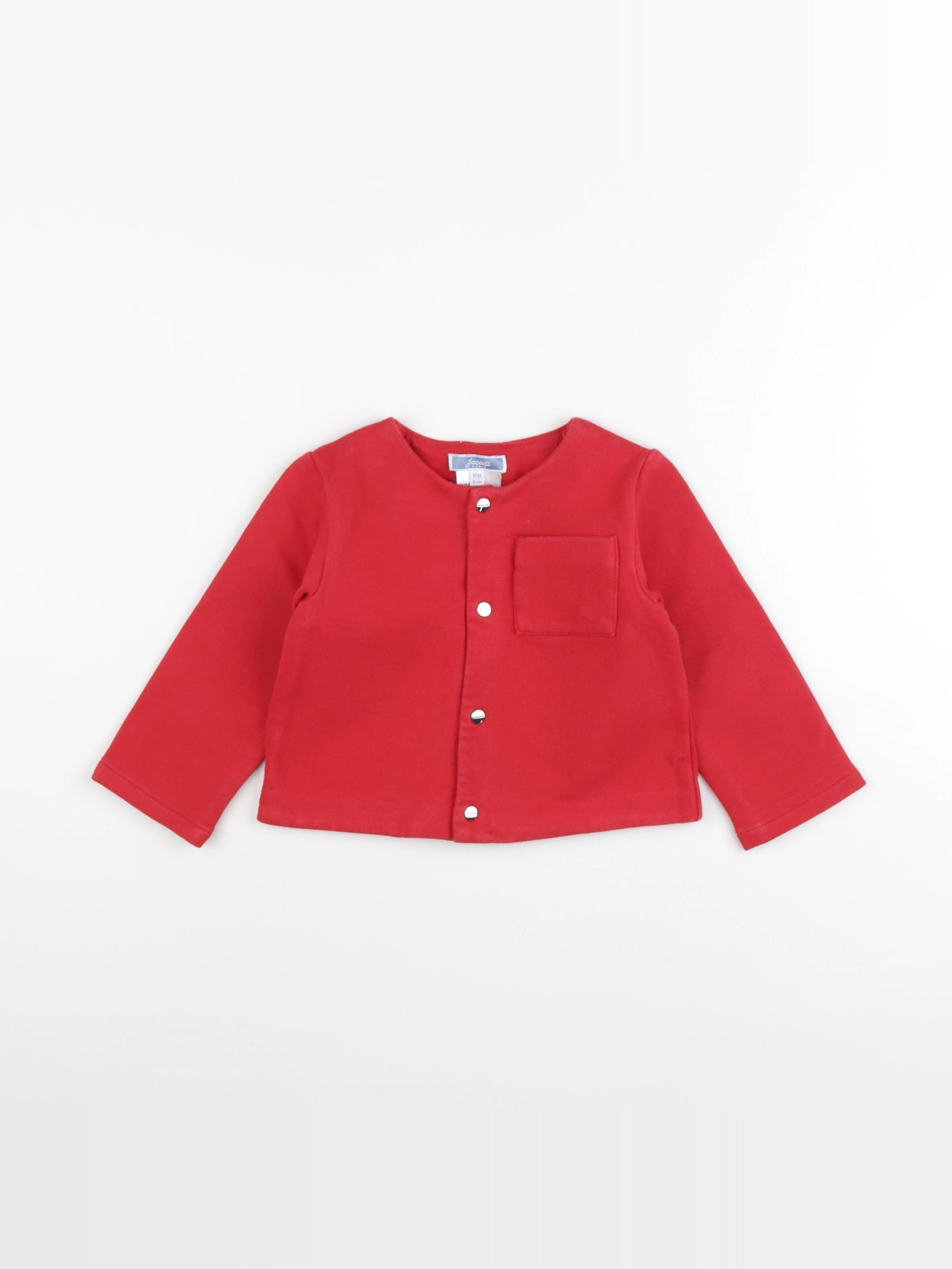 Jacadi - sweat rouge - 18 mois