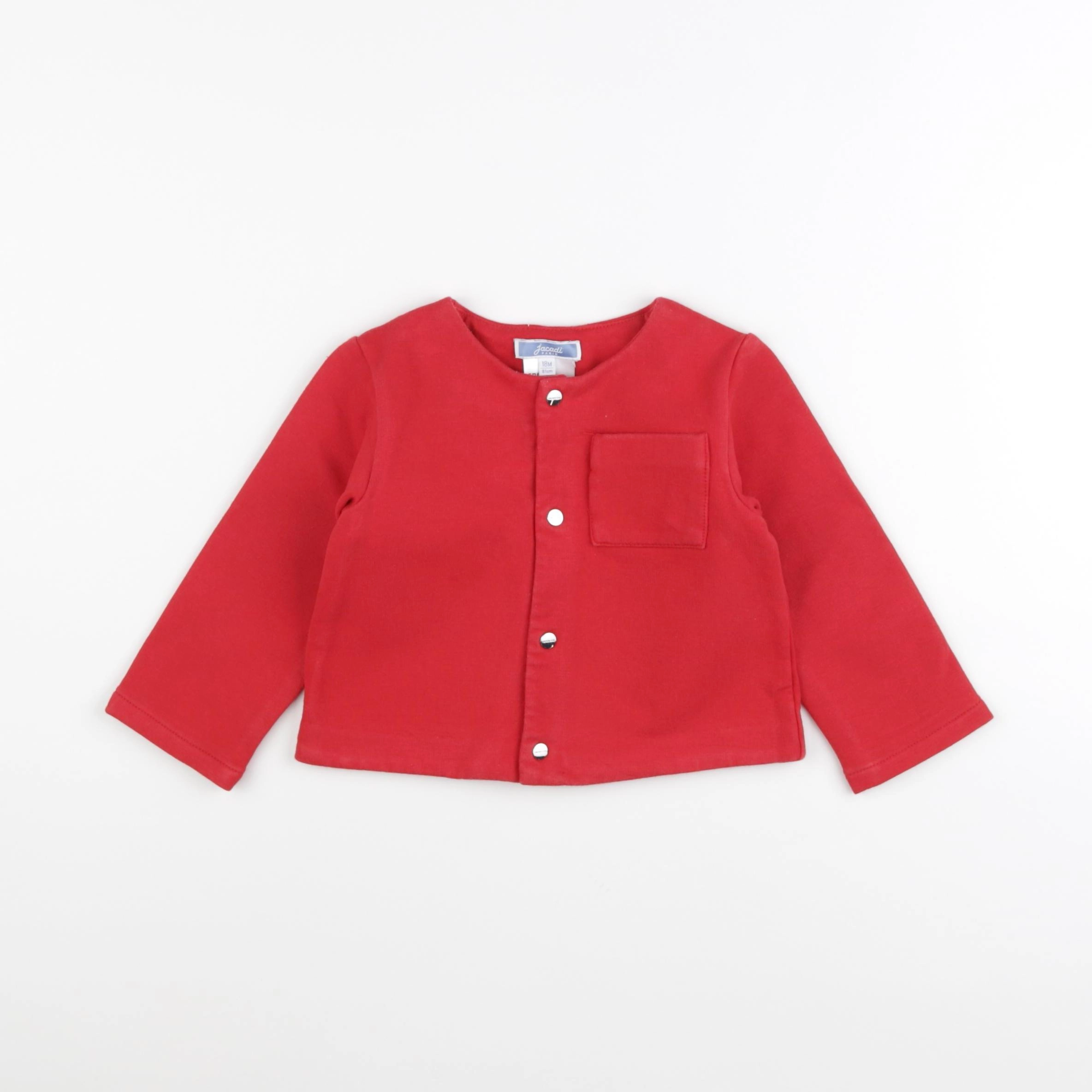 Jacadi - sweat rouge - 18 mois