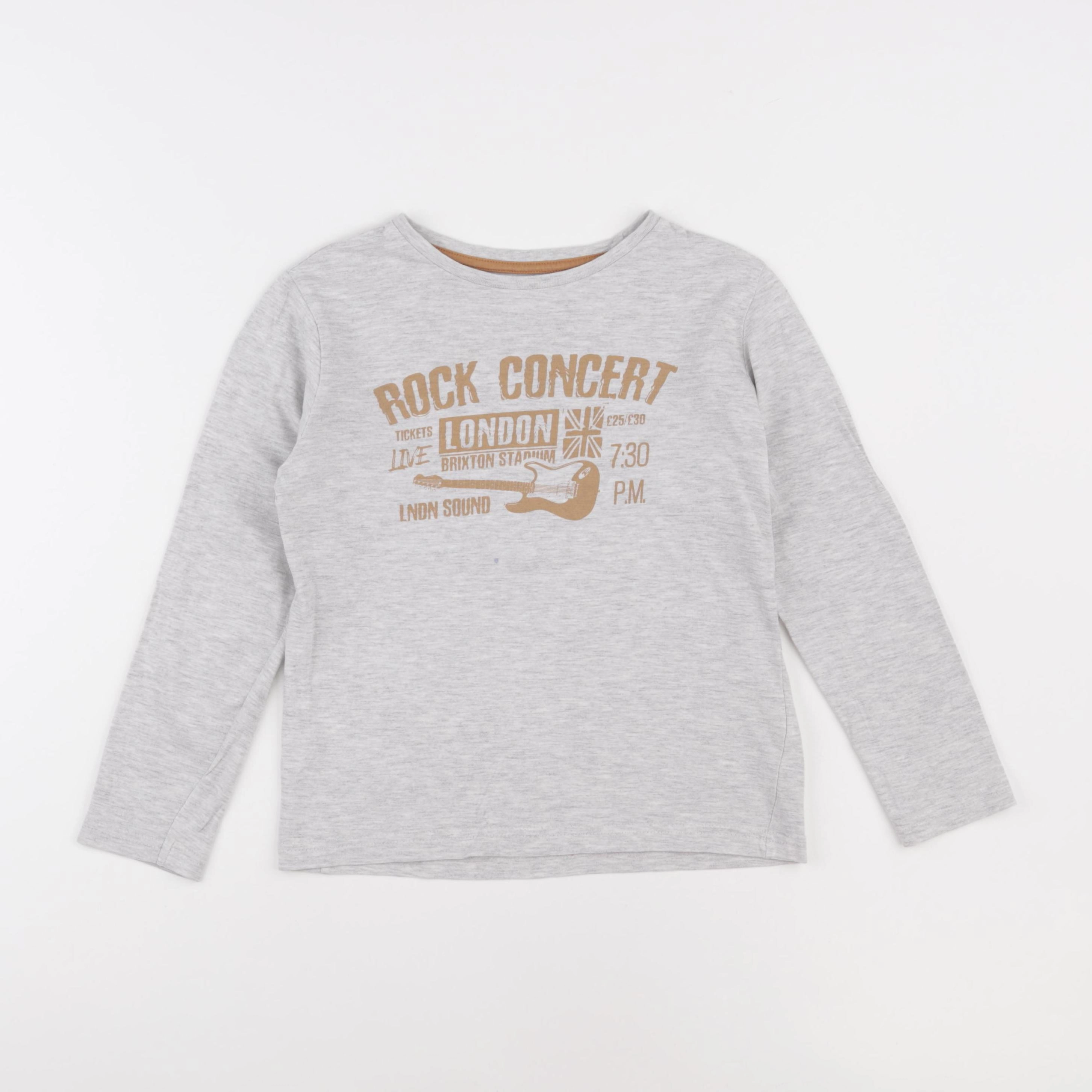 Vertbaudet - tee-shirt gris - 8 ans