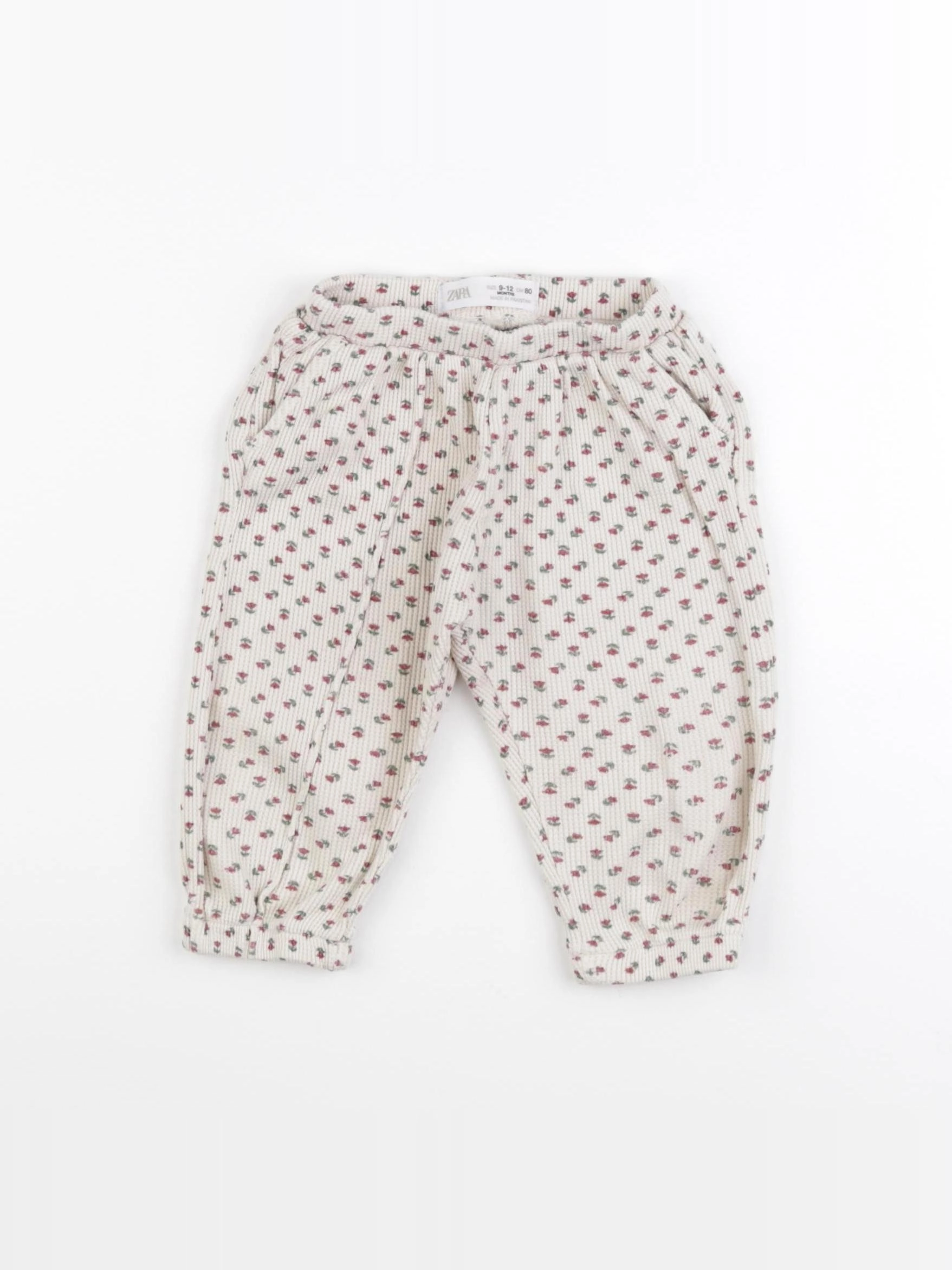 Zara - jogging beige - 9/12 mois