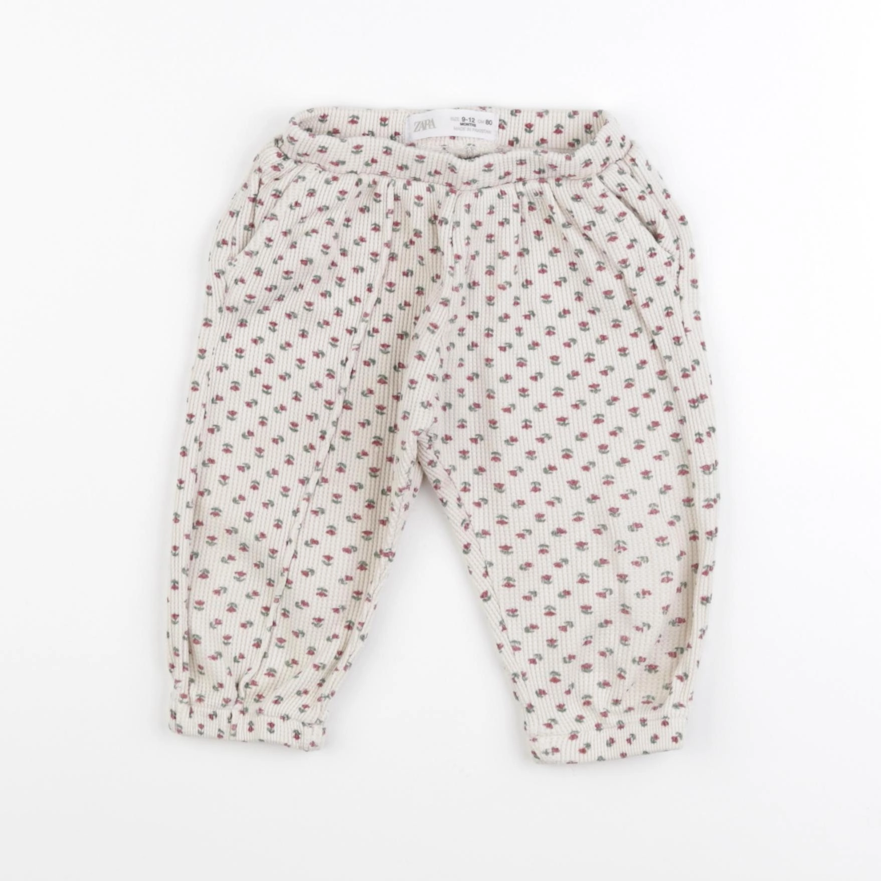 Zara - jogging beige - 9/12 mois