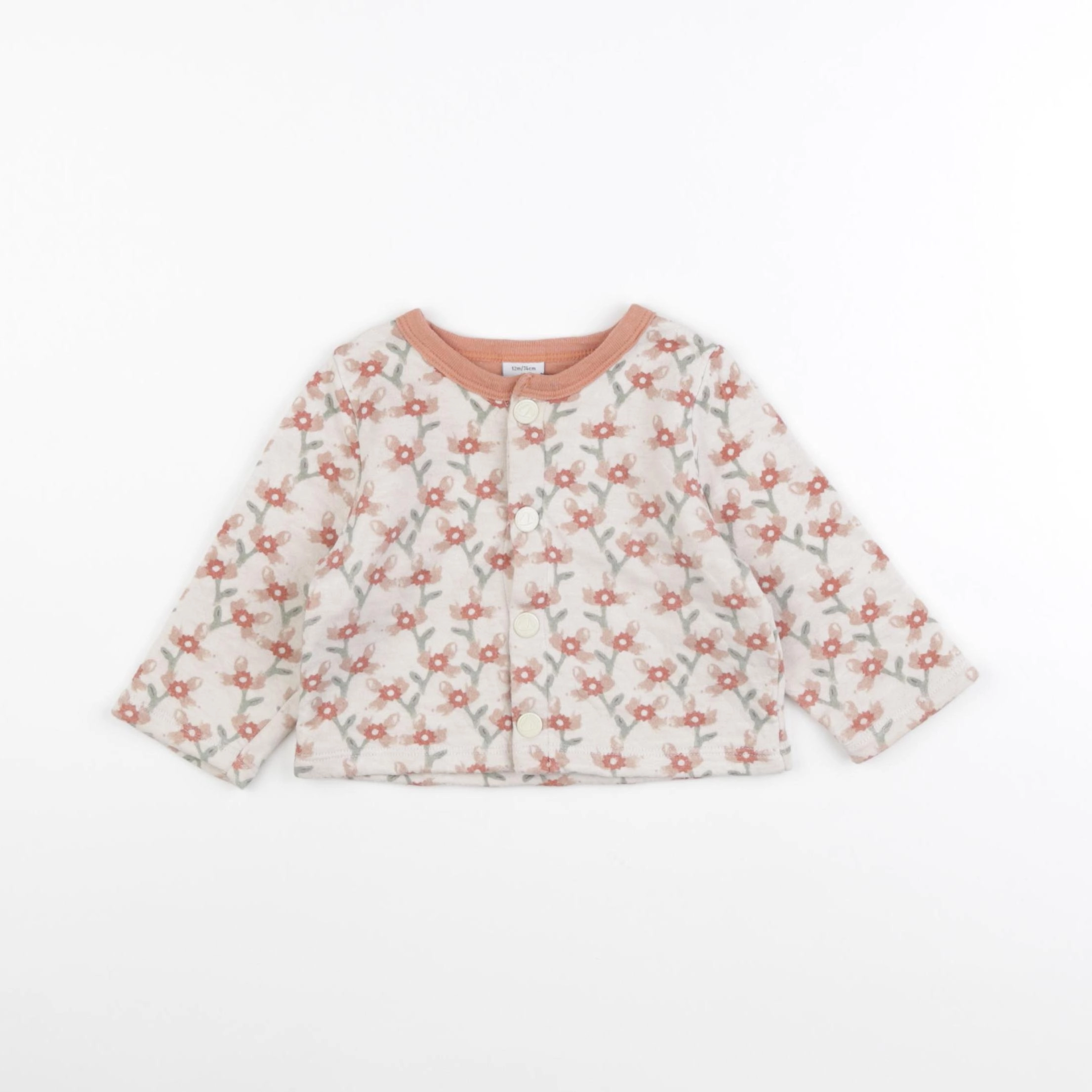 Petit Bateau - sweat multicolore - 12 mois