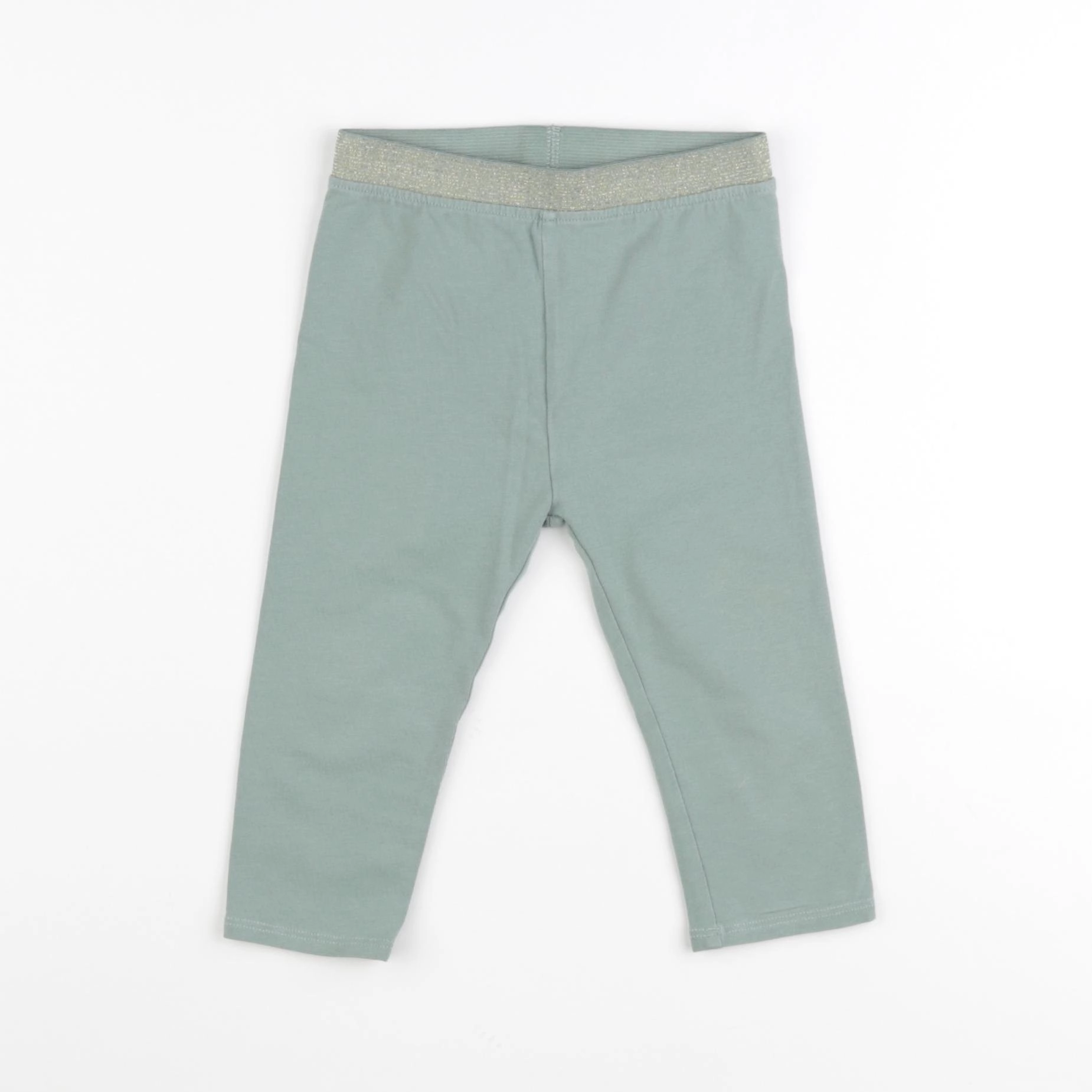 Vertbaudet - legging vert - 18 mois