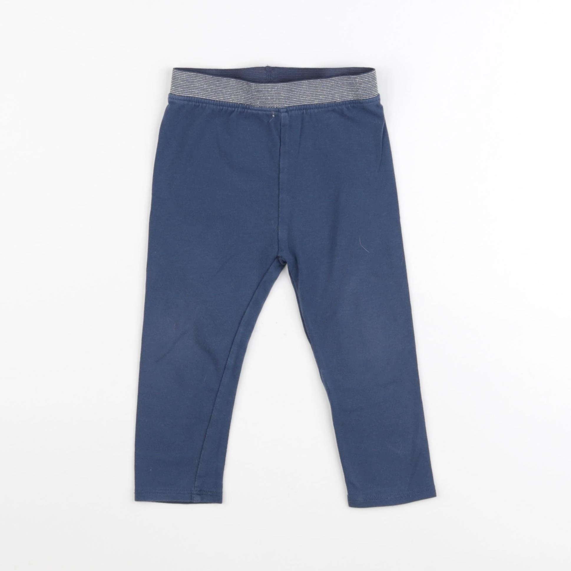 Vertbaudet - legging bleu - 18 mois