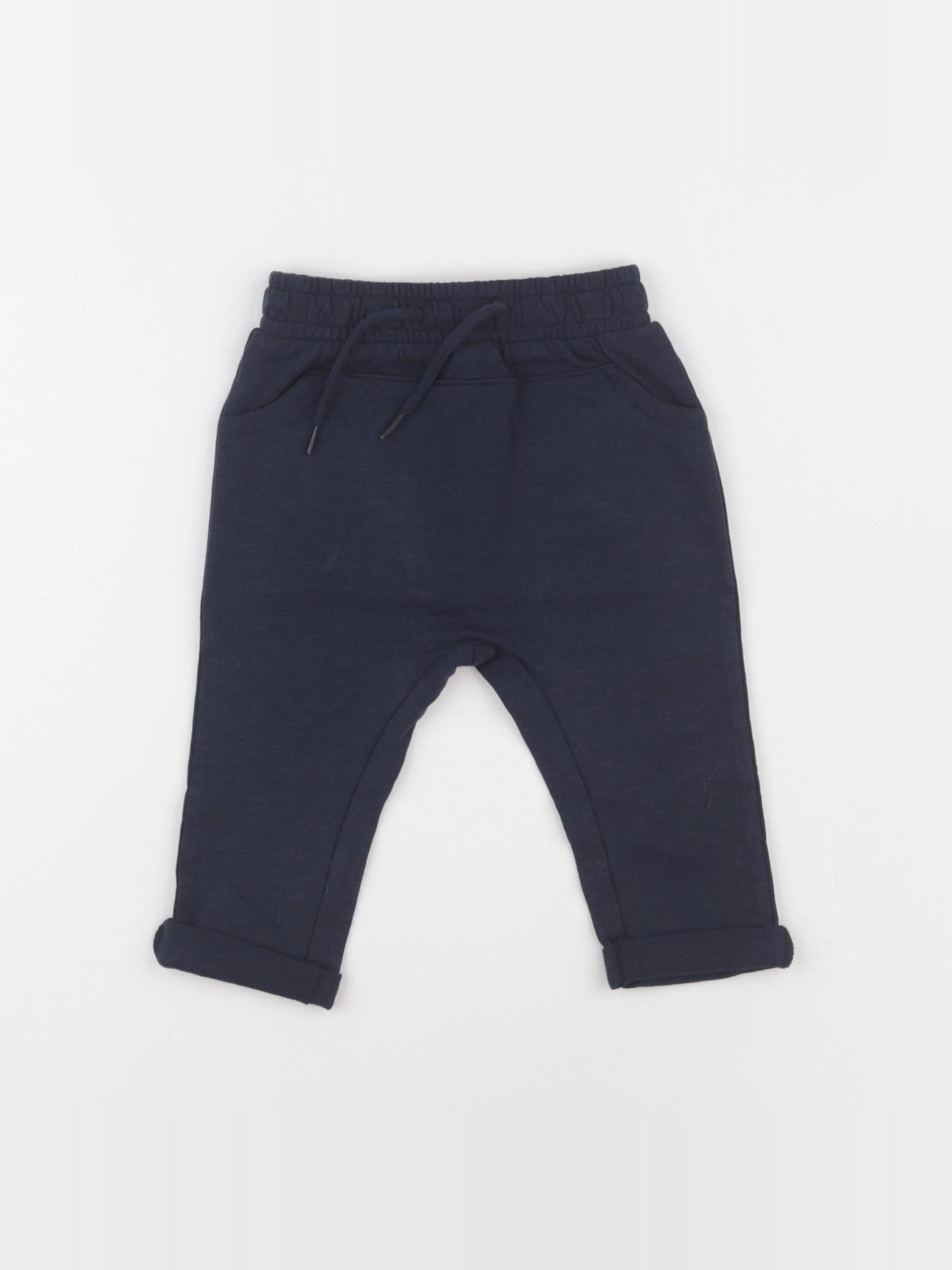 Vertbaudet - jogging bleu - 9 mois
