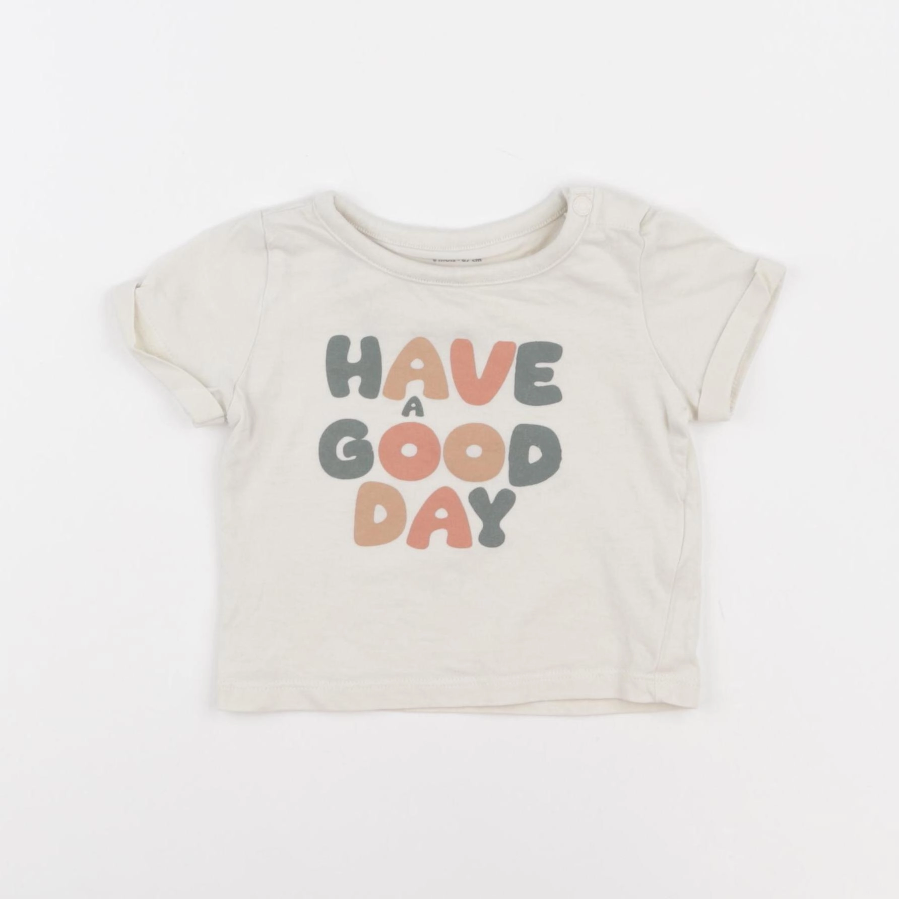 Vertbaudet - tee-shirt multicolore - 6 mois