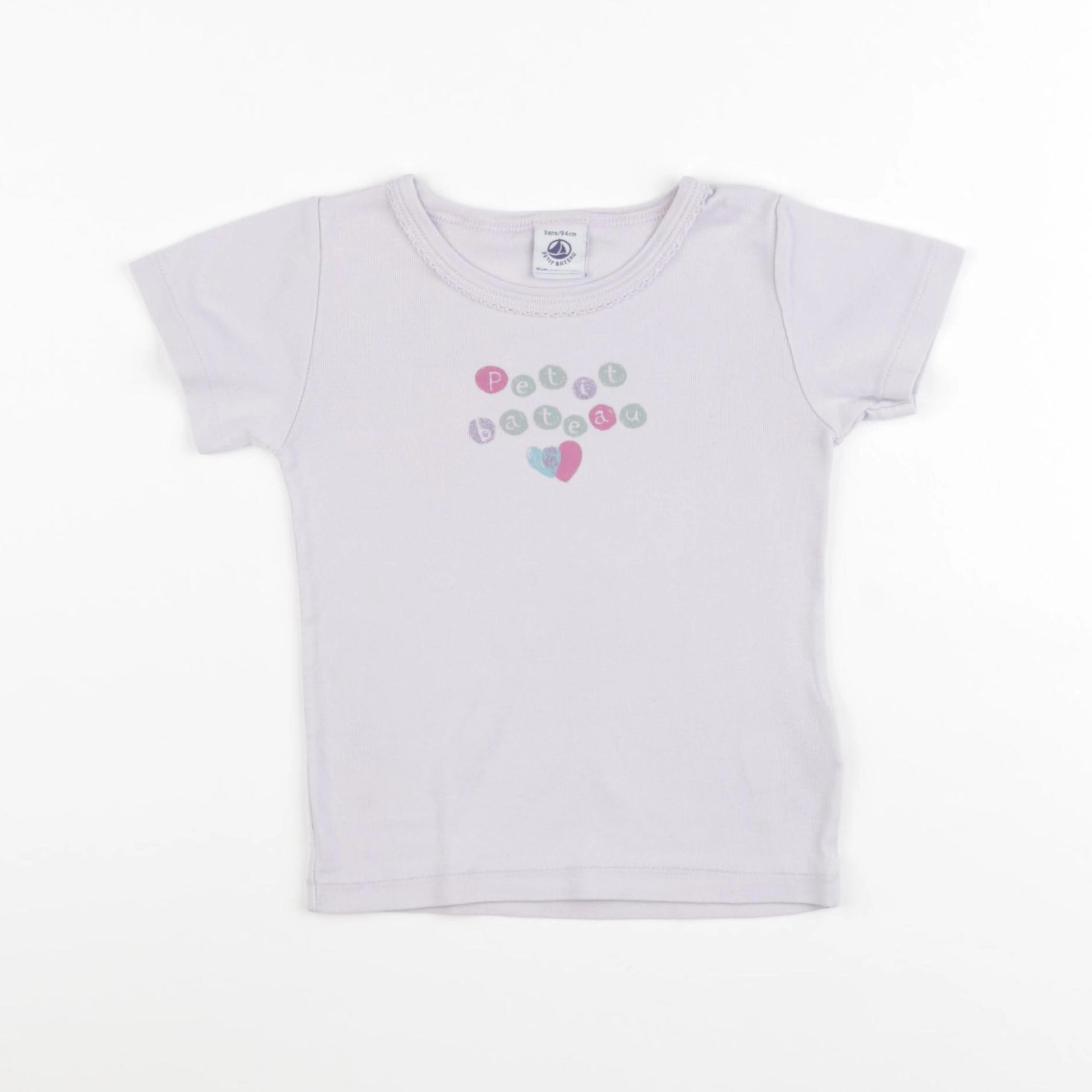 Petit Bateau - maillot de corps rose - 3 ans