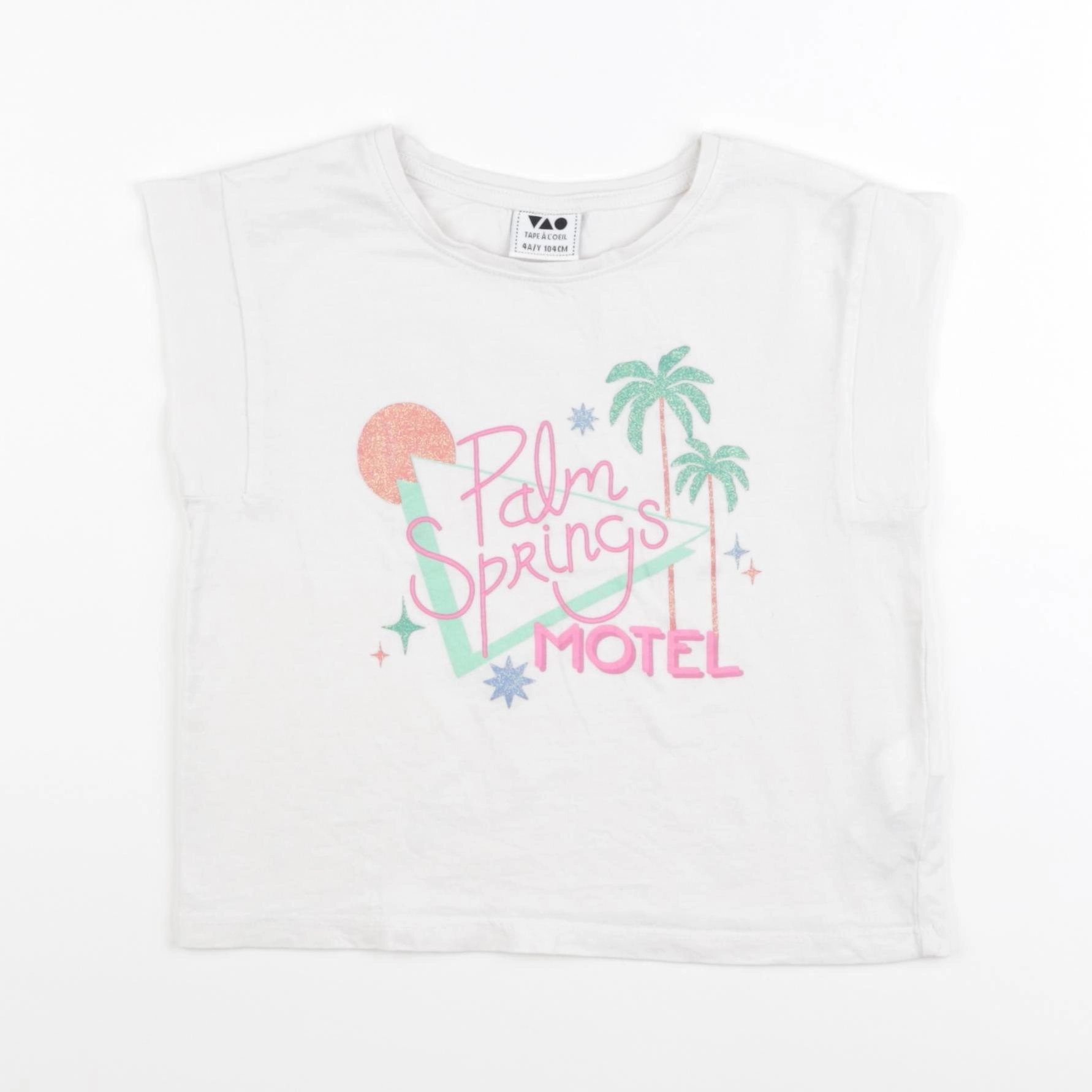 Tape à l'oeil - tee-shirt blanc - 4 ans