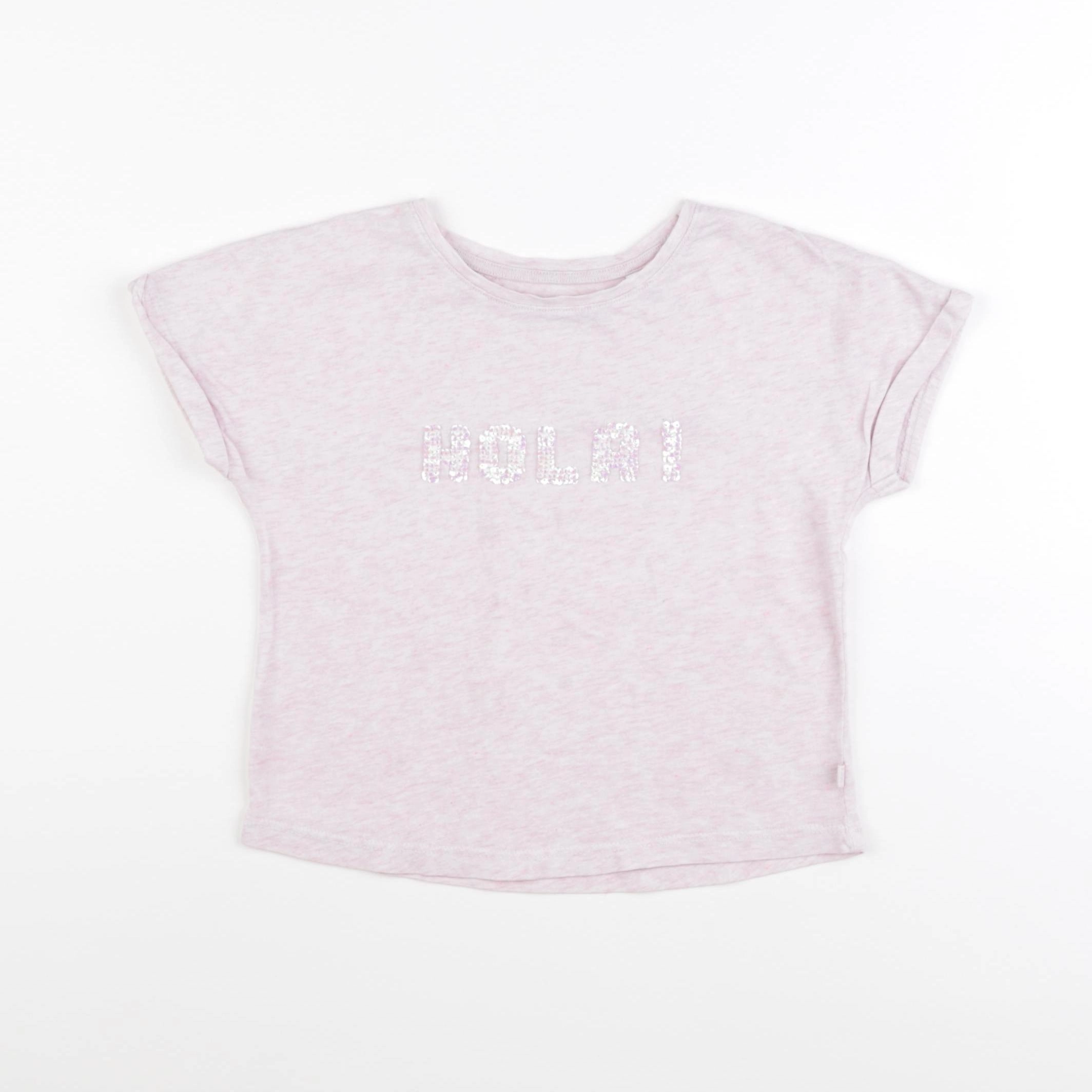 Okaidi - tee-shirt rose - 4 ans