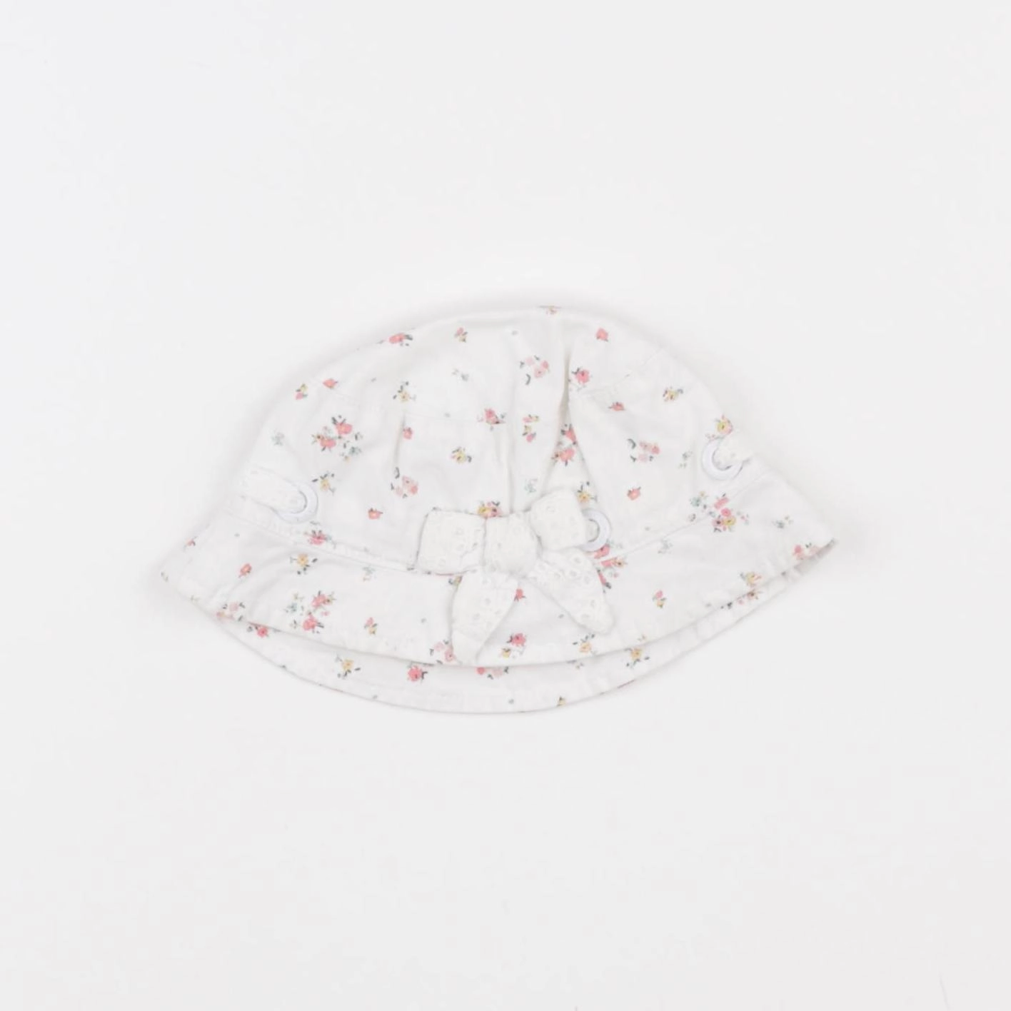 Vertbaudet - chapeau blanc - 3/6 mois