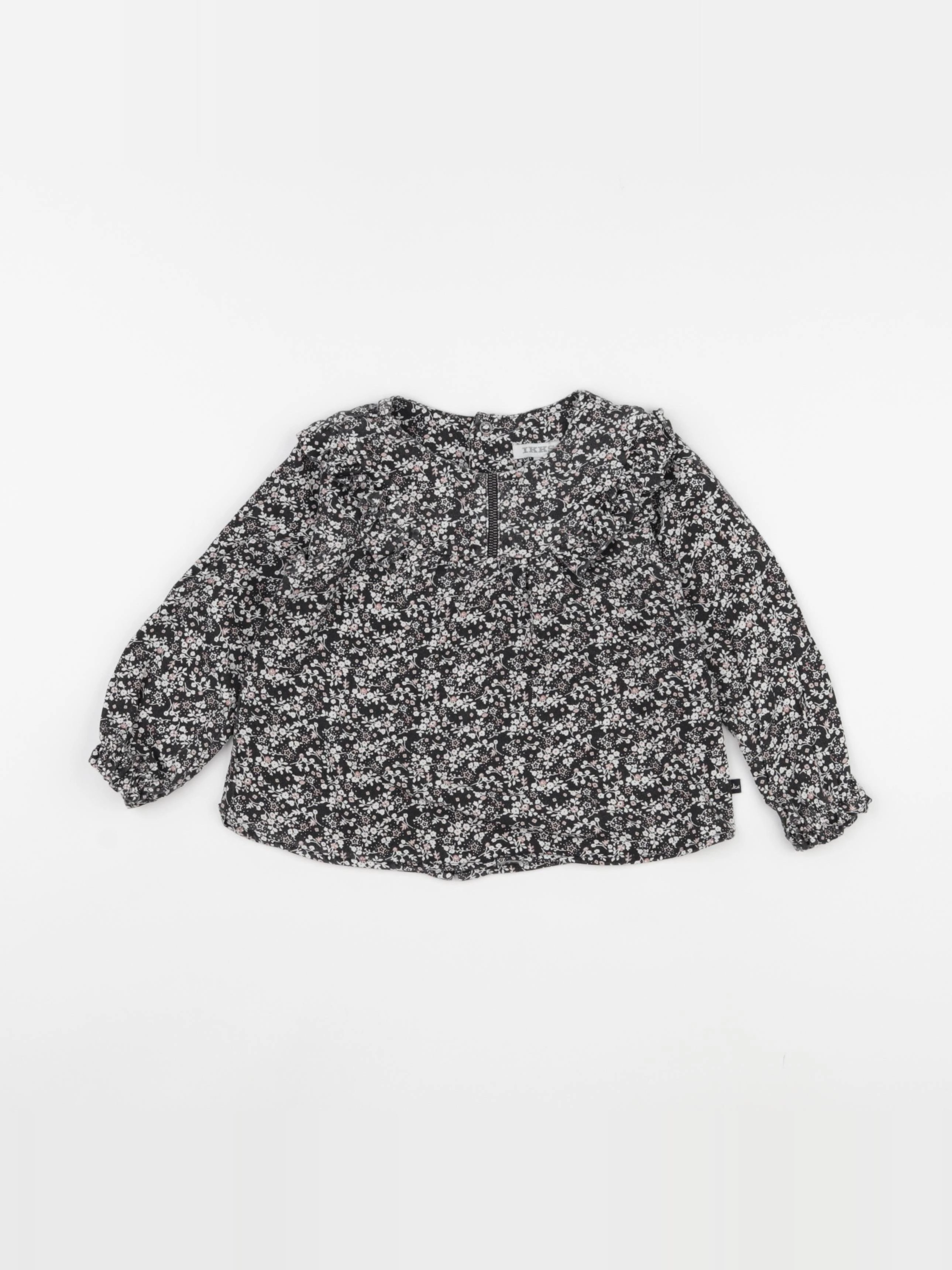 IKKS - blouse gris - 2 ans